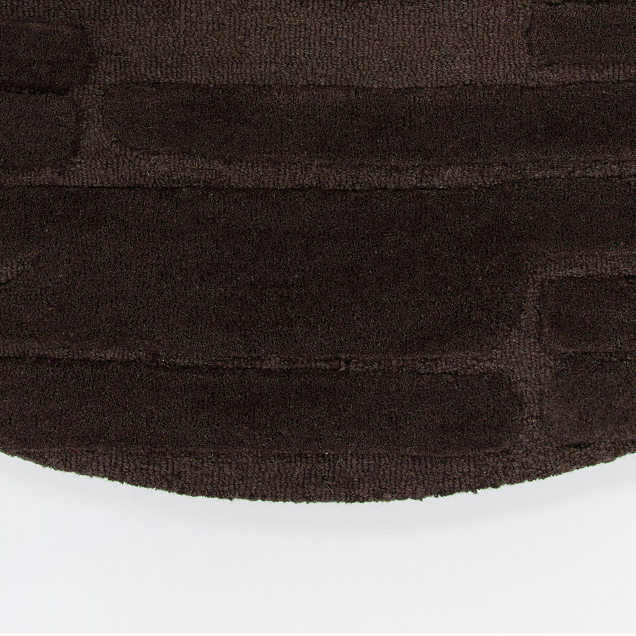 Ollo Venice Round Rug 200 cm, Chocolate