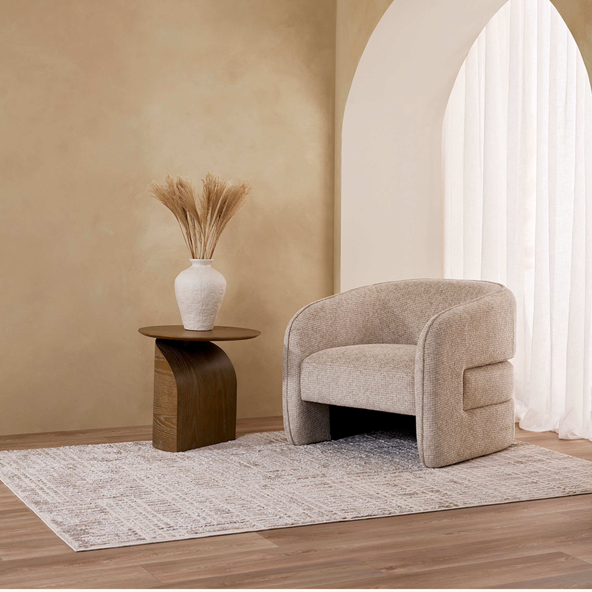 Ollo Indiana Rug 160 x 230 cm, Ecru