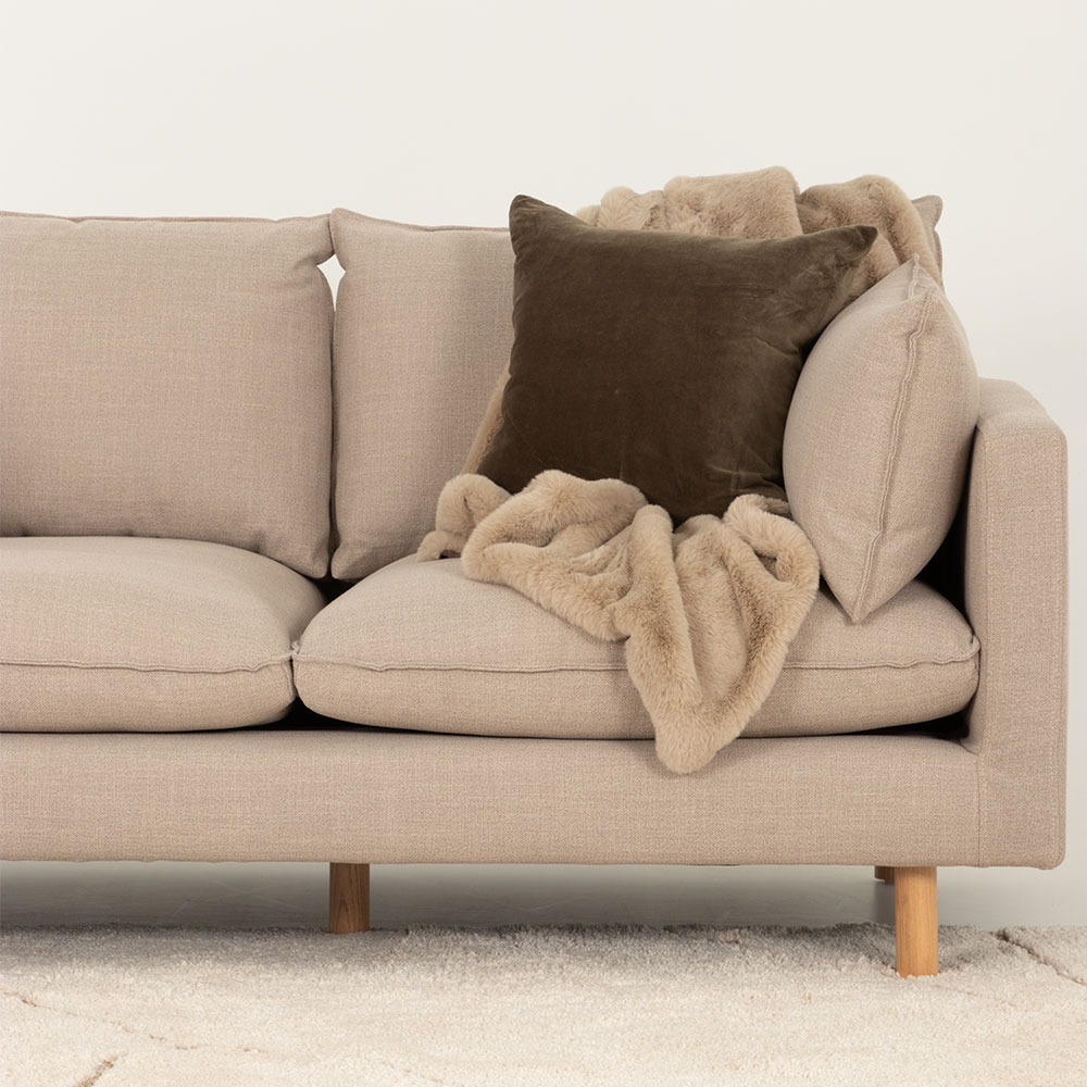 Briar 3 Seater Sofa, Taupe