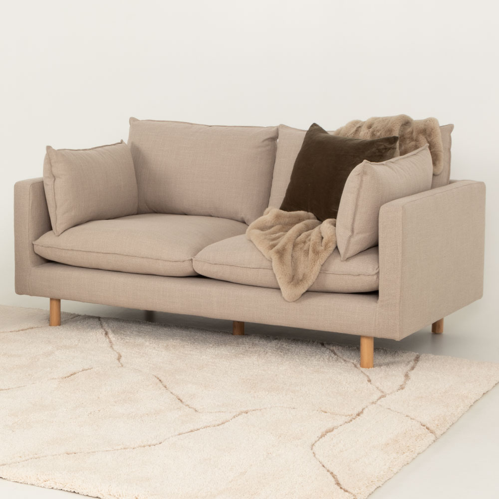Briar 3 Seater Sofa, Taupe