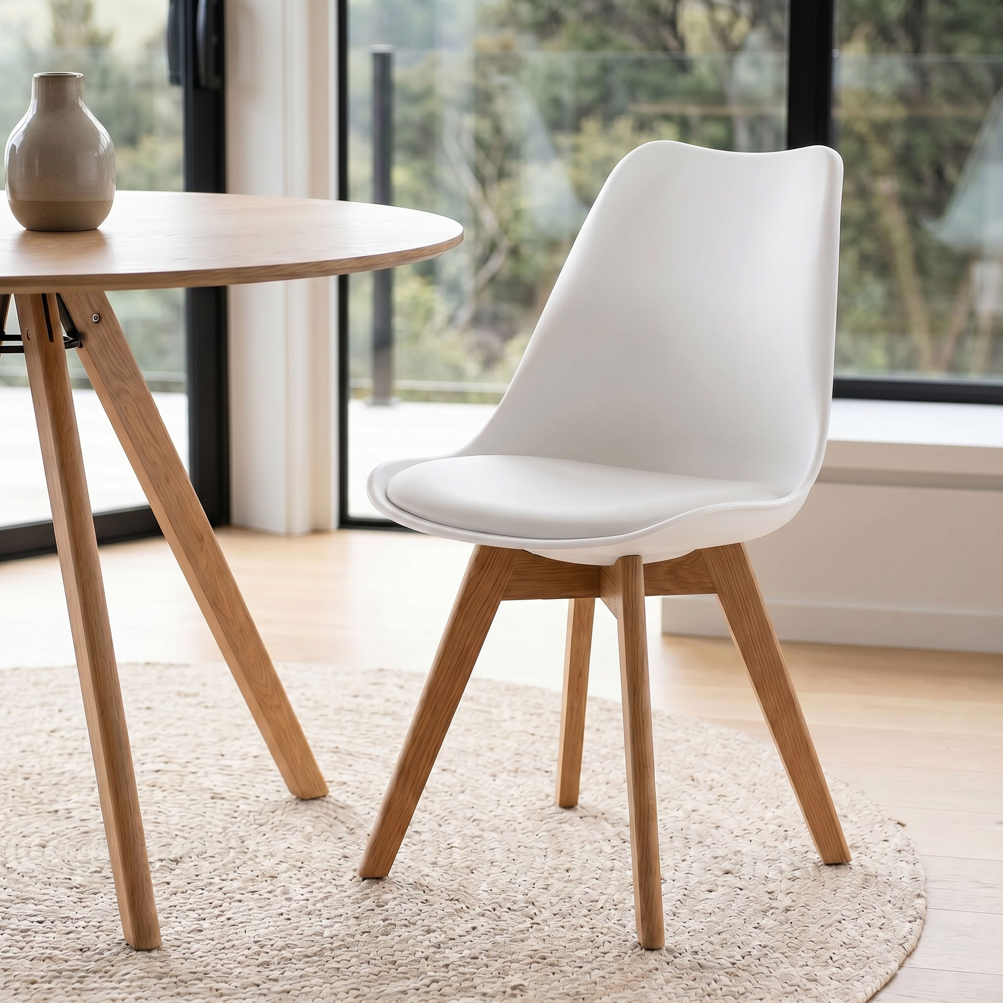 Carson Dining Chair, White