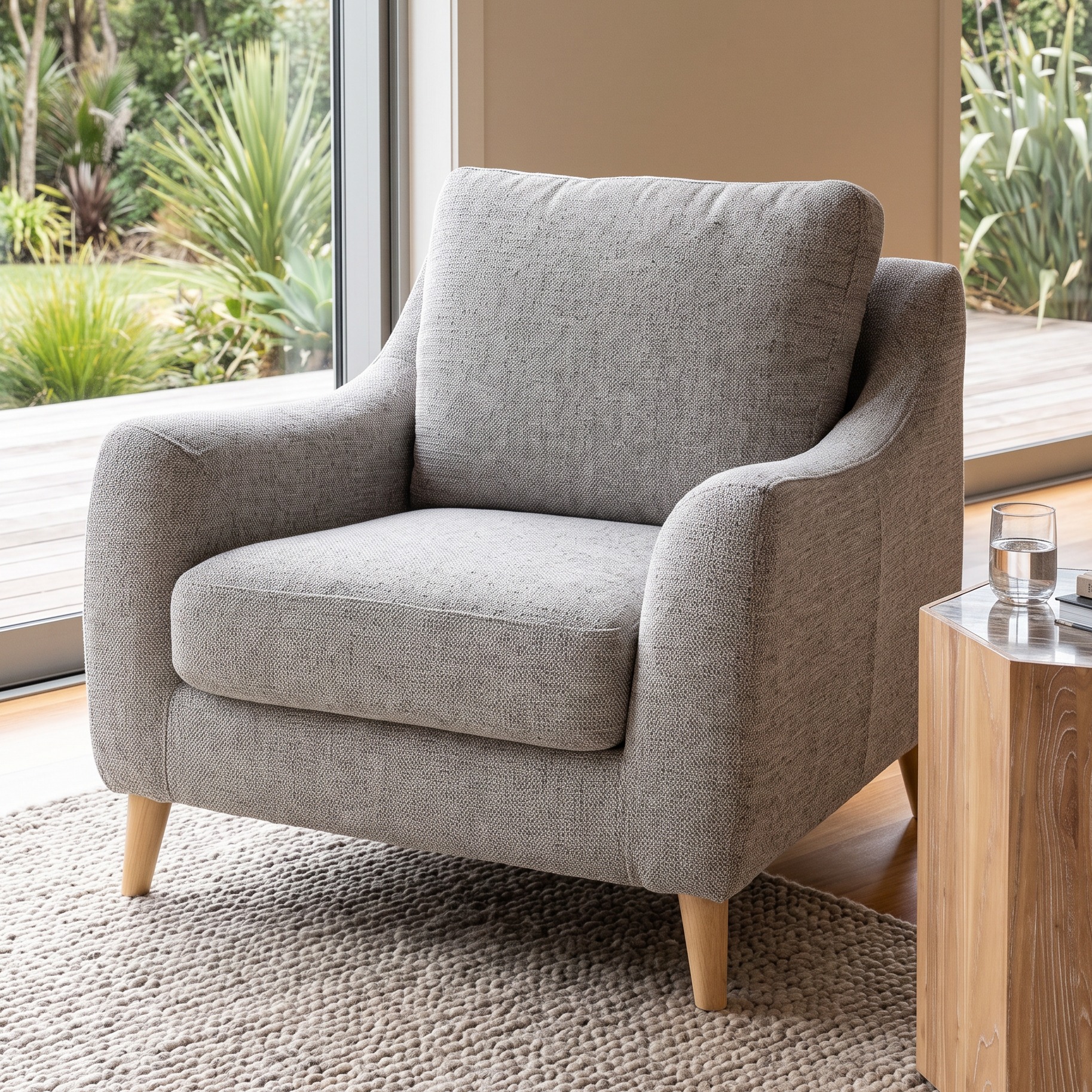 Martin Armchair, Grey