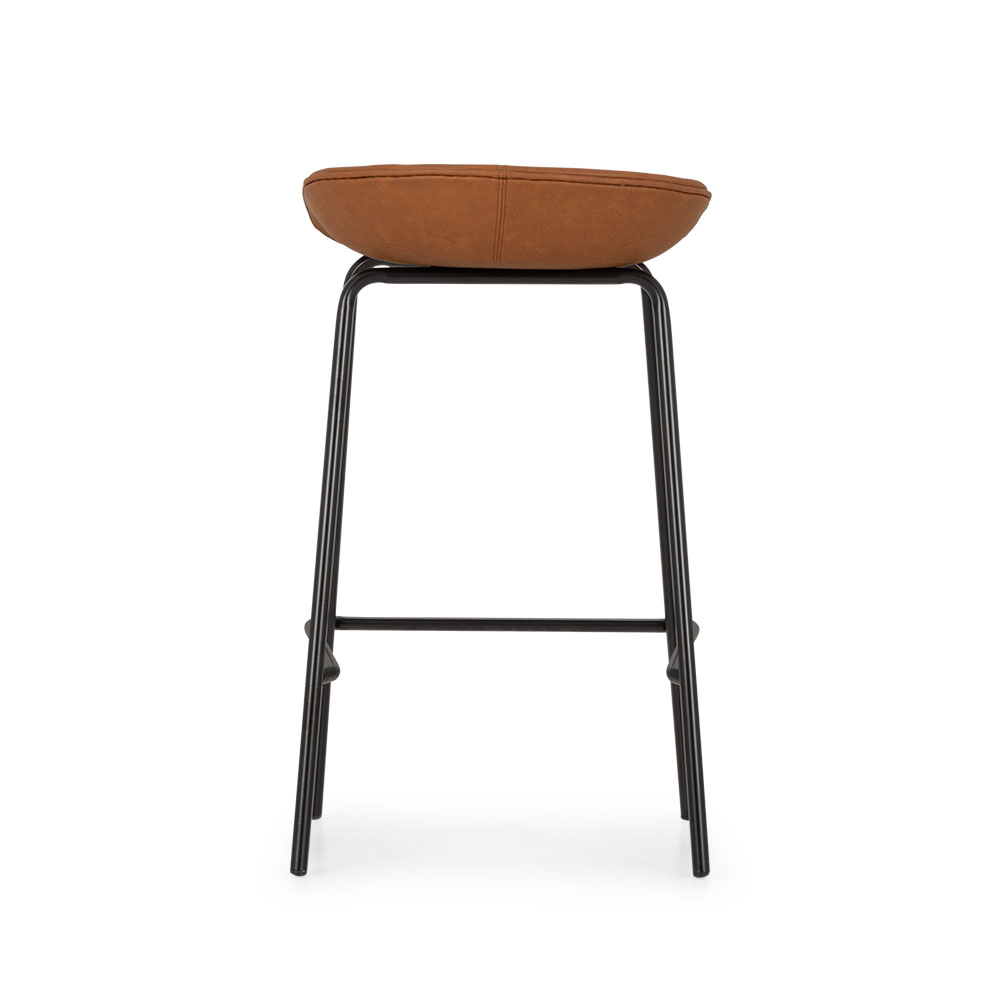 Carter PU Barstool, Tan