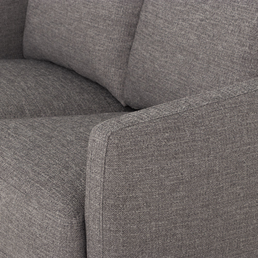 Tessa 2 Seater Sofa, Charcoal