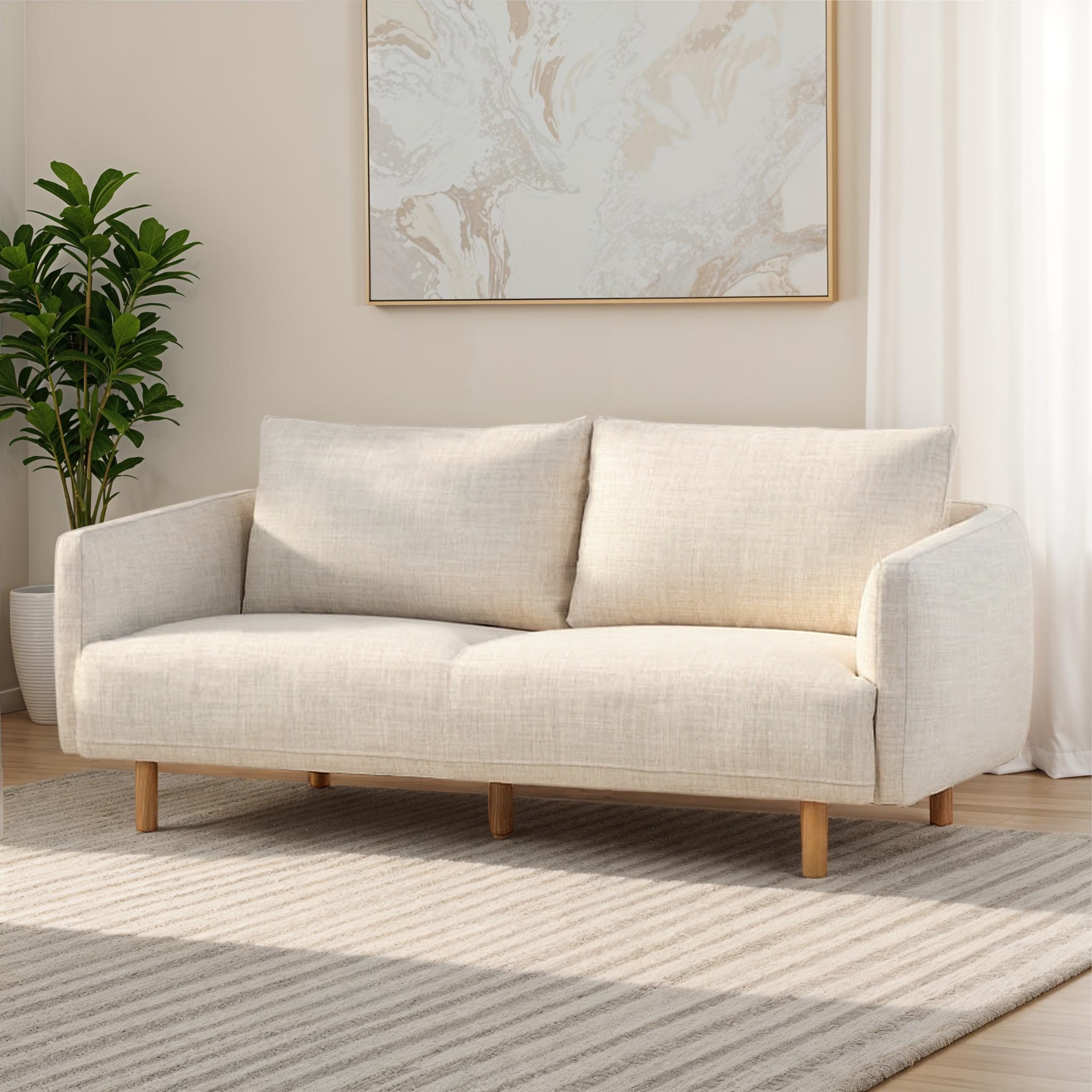 Tessa 3 Seater Sofa, Light Grey