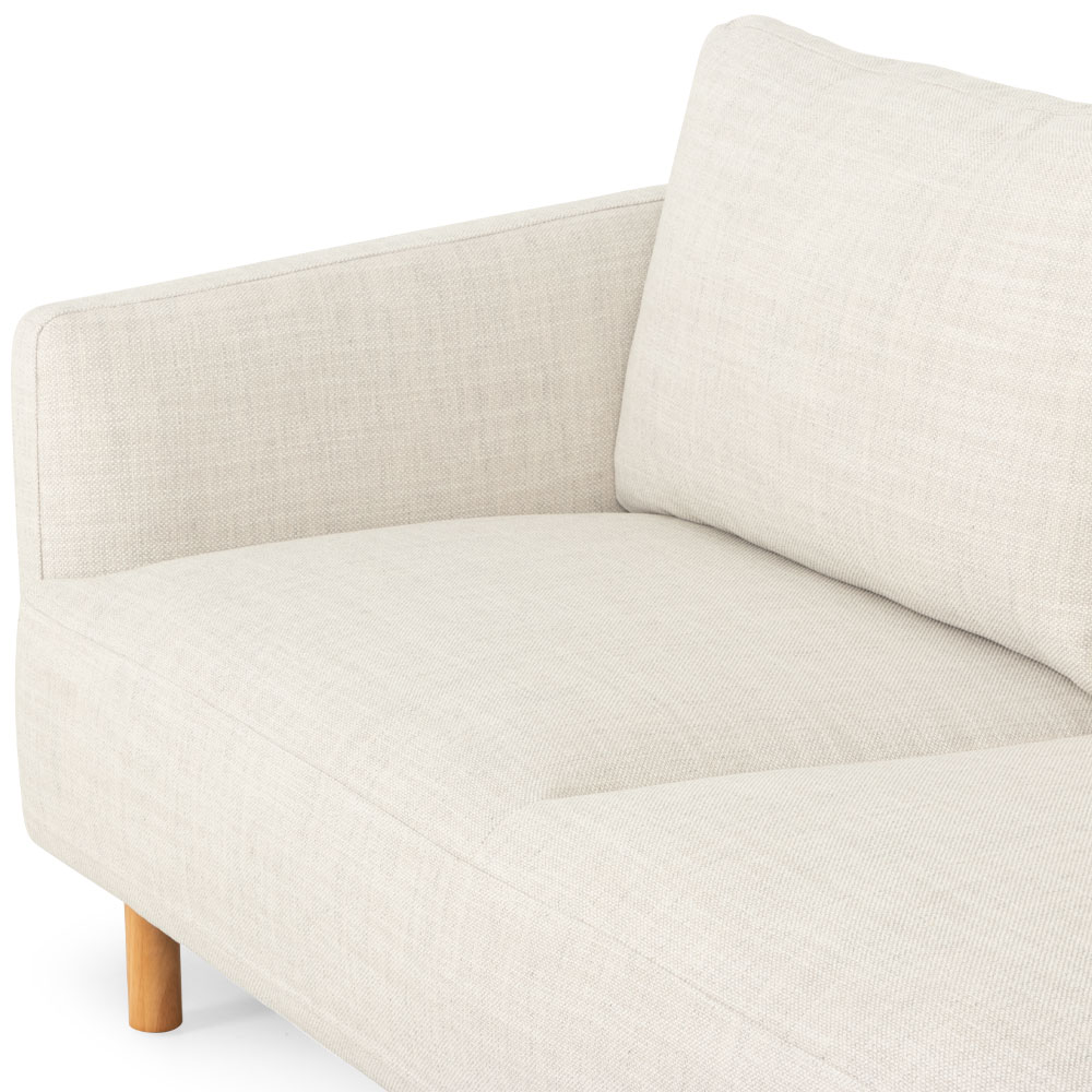 Tessa 3 Seater Sofa, Light Grey