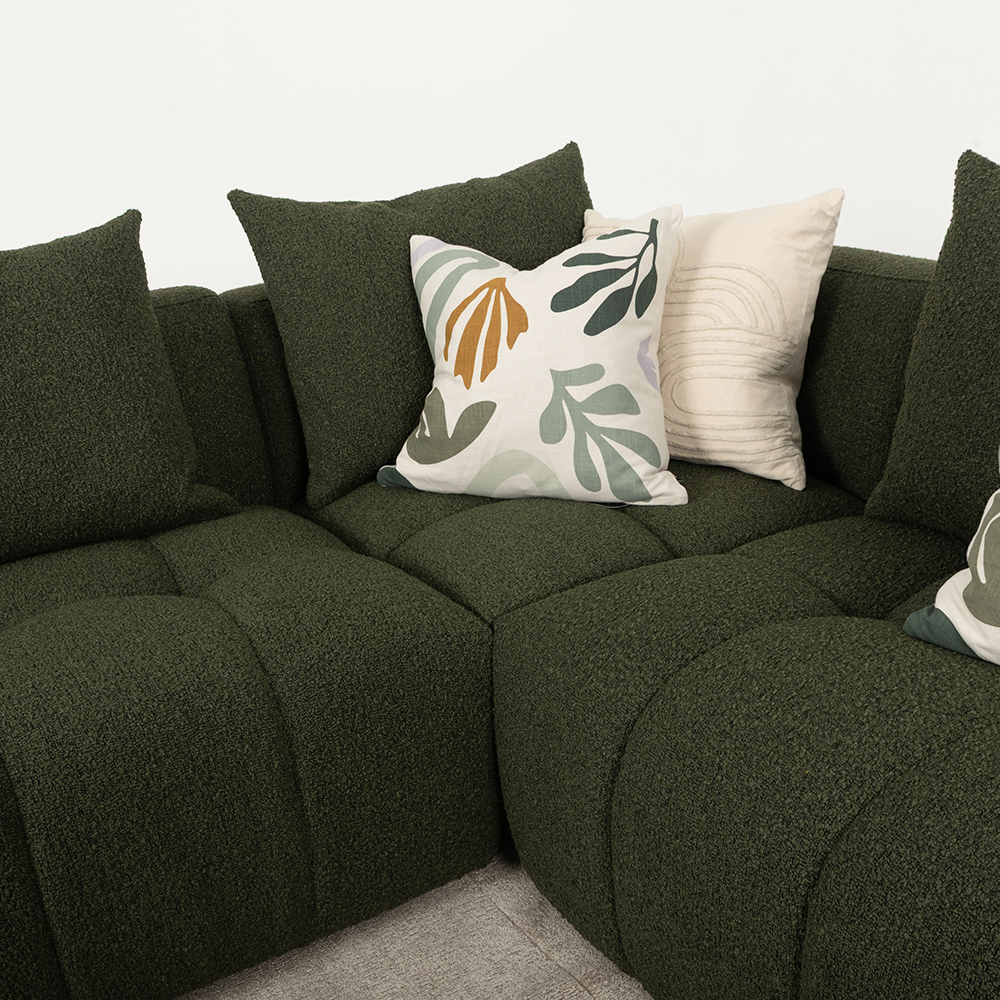 Ikon Modular Corner Sofa, Green