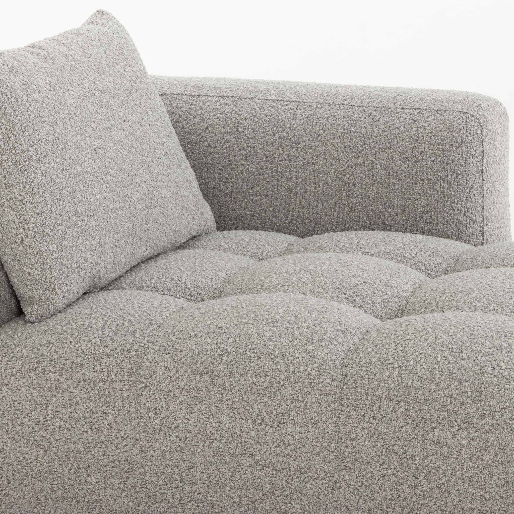 Ikon Modular Right Hand Facing Chaise, Grey