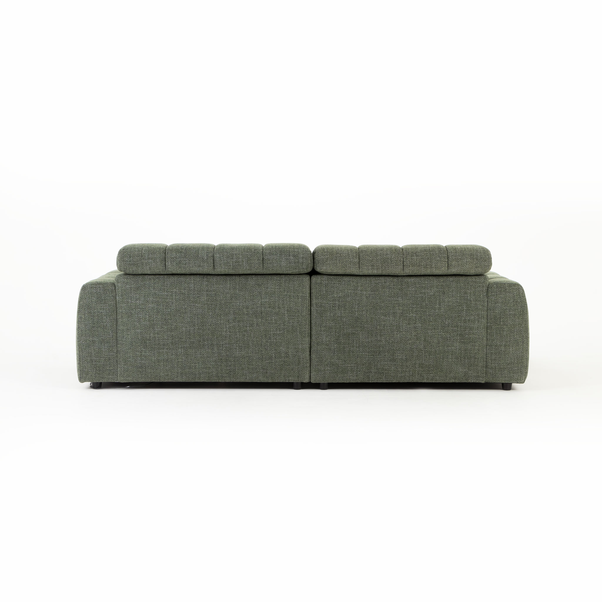 Verity Left Hand Facing Chaise Sofa, Green