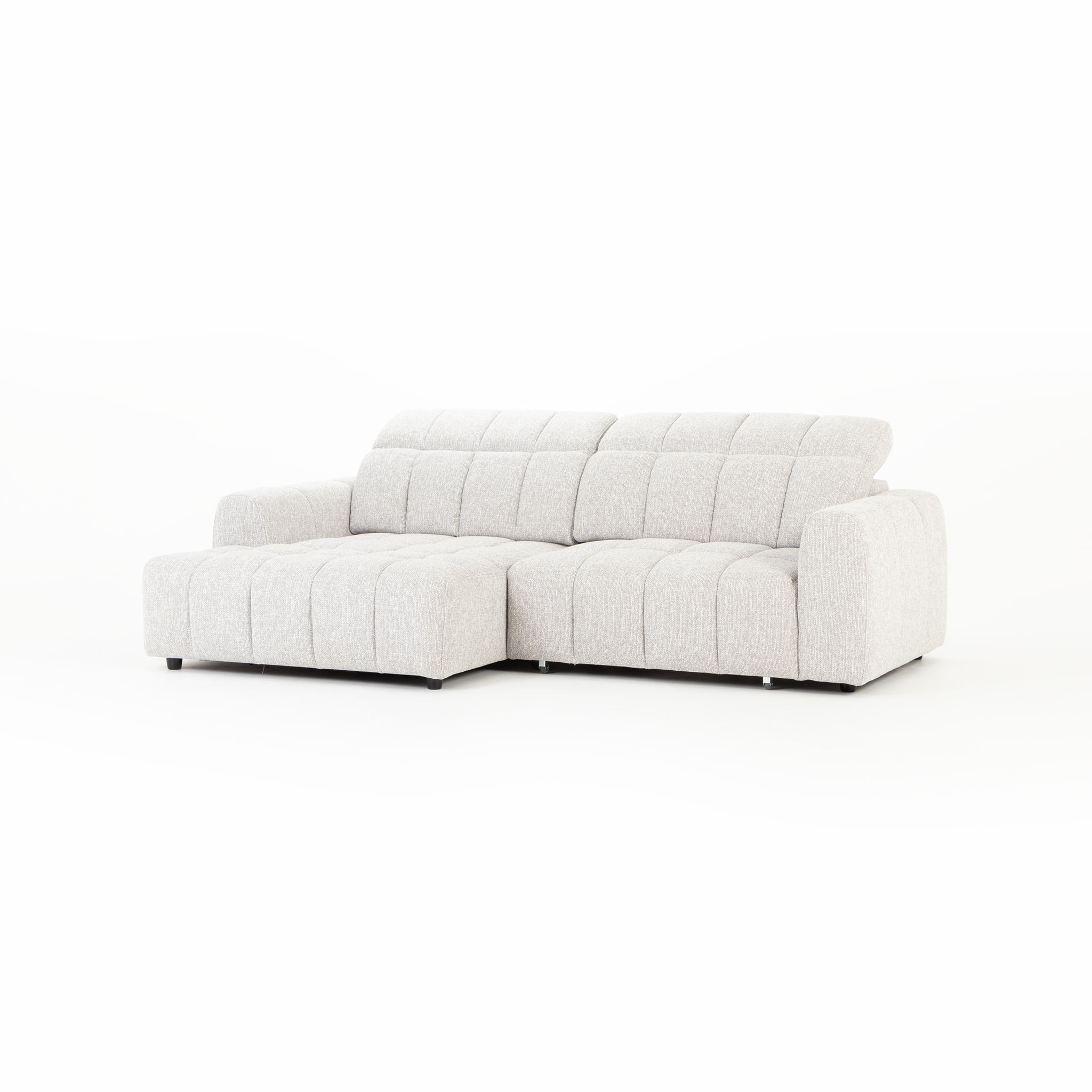 Verity Left Hand Facing Chaise Sofa, Grey
