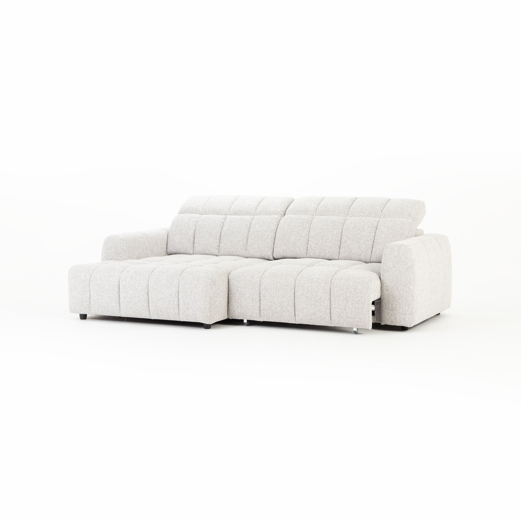 Verity Left Hand Facing Chaise Sofa, Grey