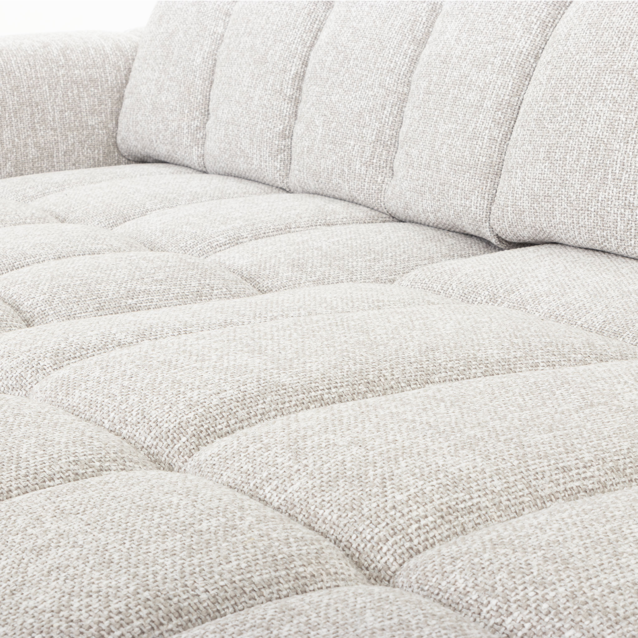 Verity Left Hand Facing Chaise Sofa, Grey