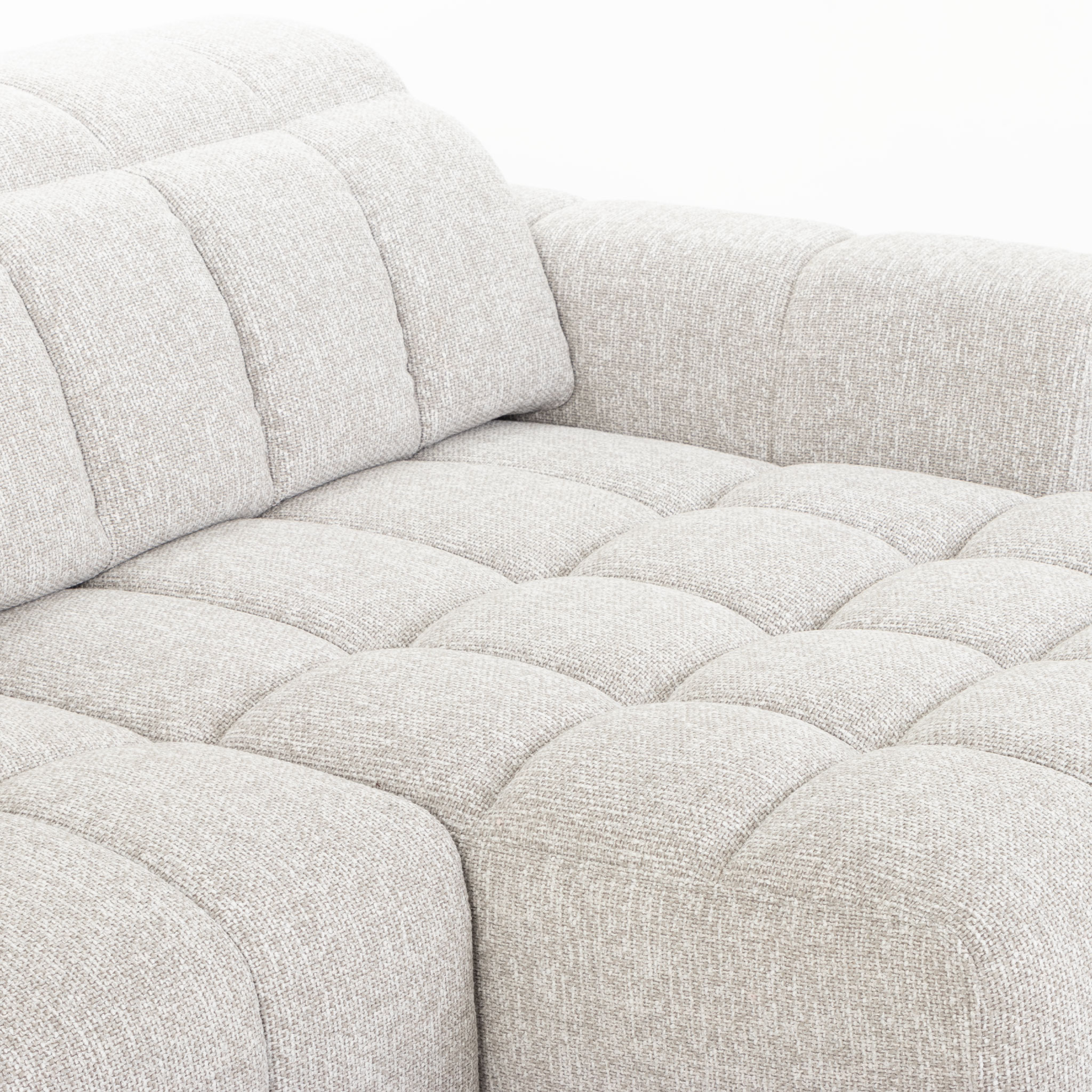 Verity Right Hand Facing Chaise Sofa, Grey