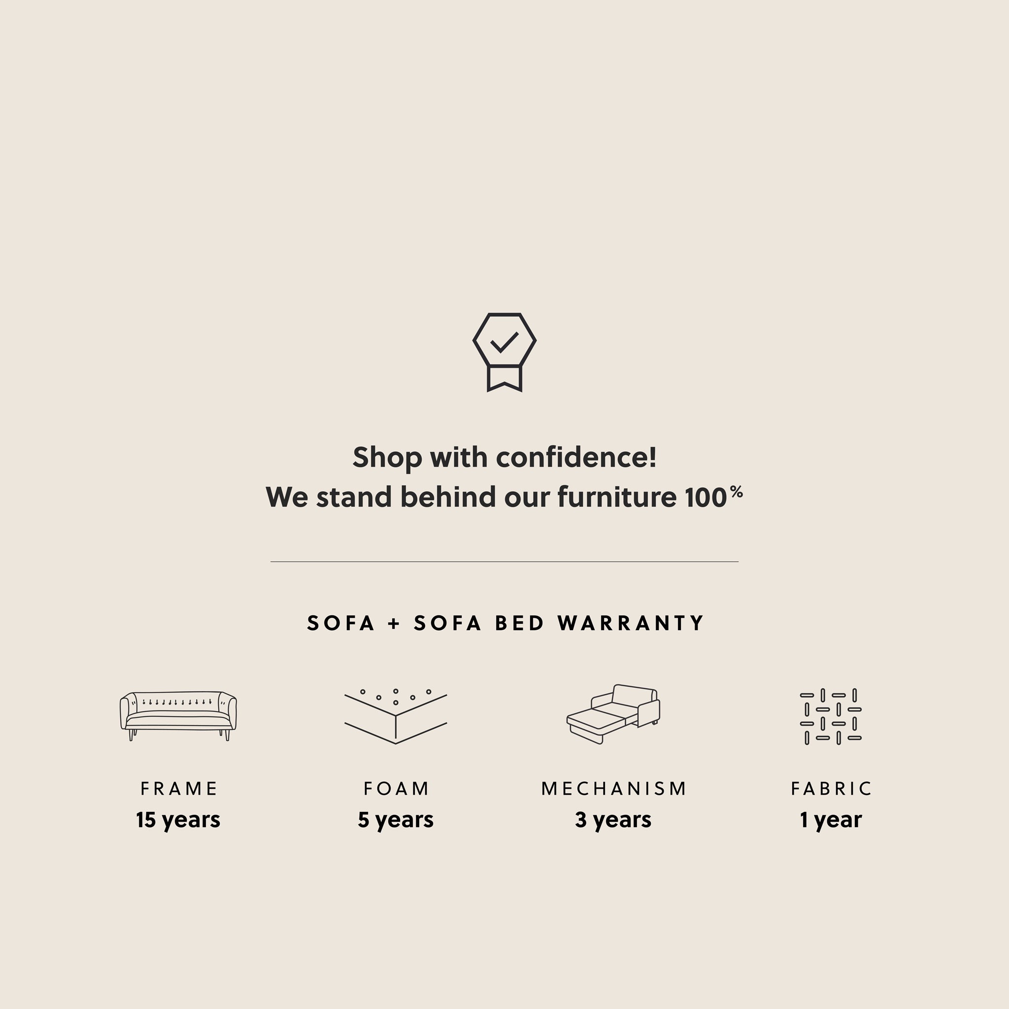 Ikon Sofa Bed, Brown
