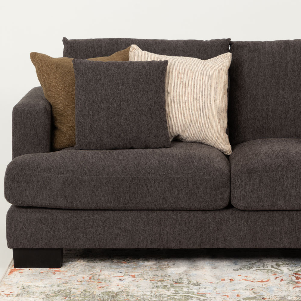 Grayson Modular 5 Seater Sofa, Charcoal