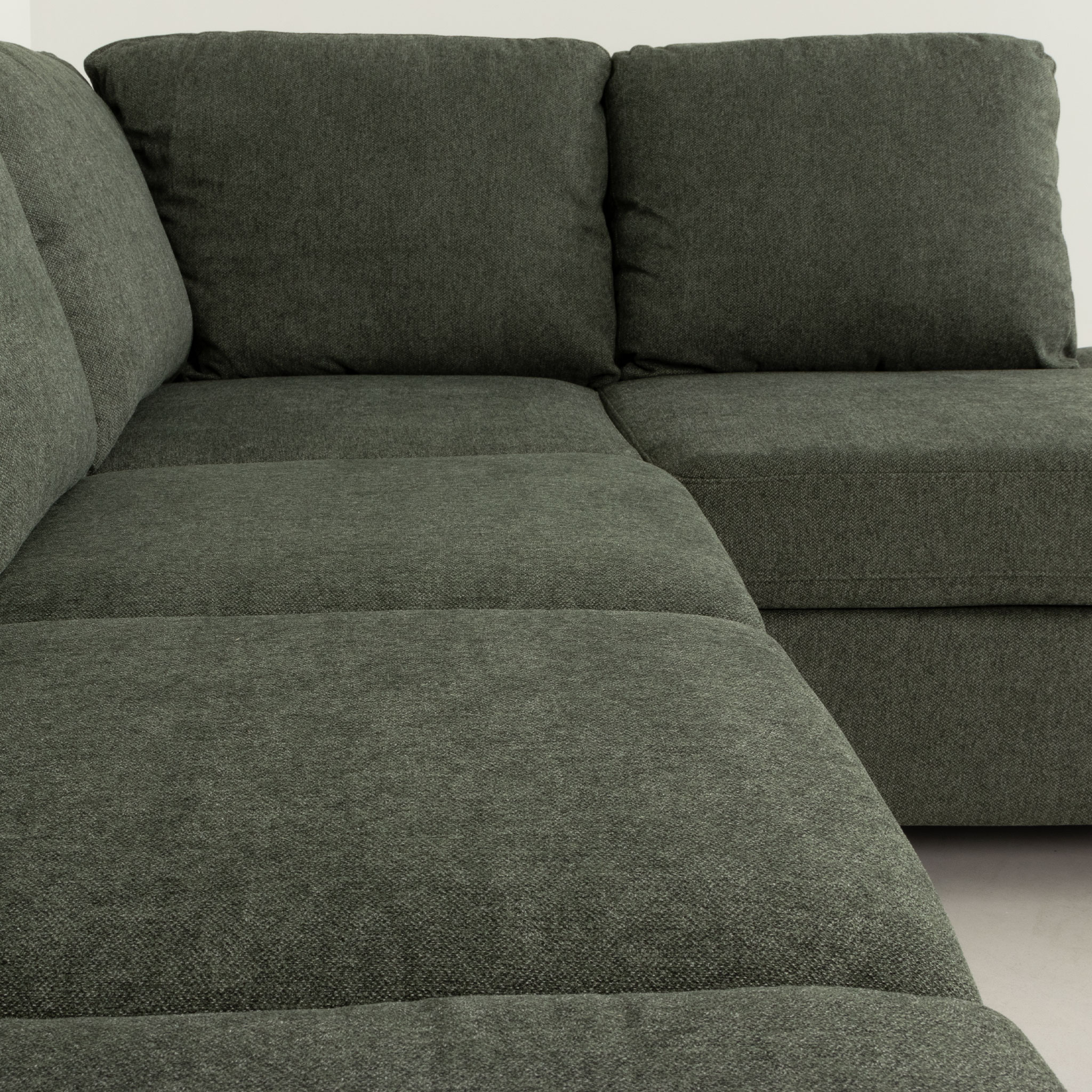 Chester Chaise Sofa, Green