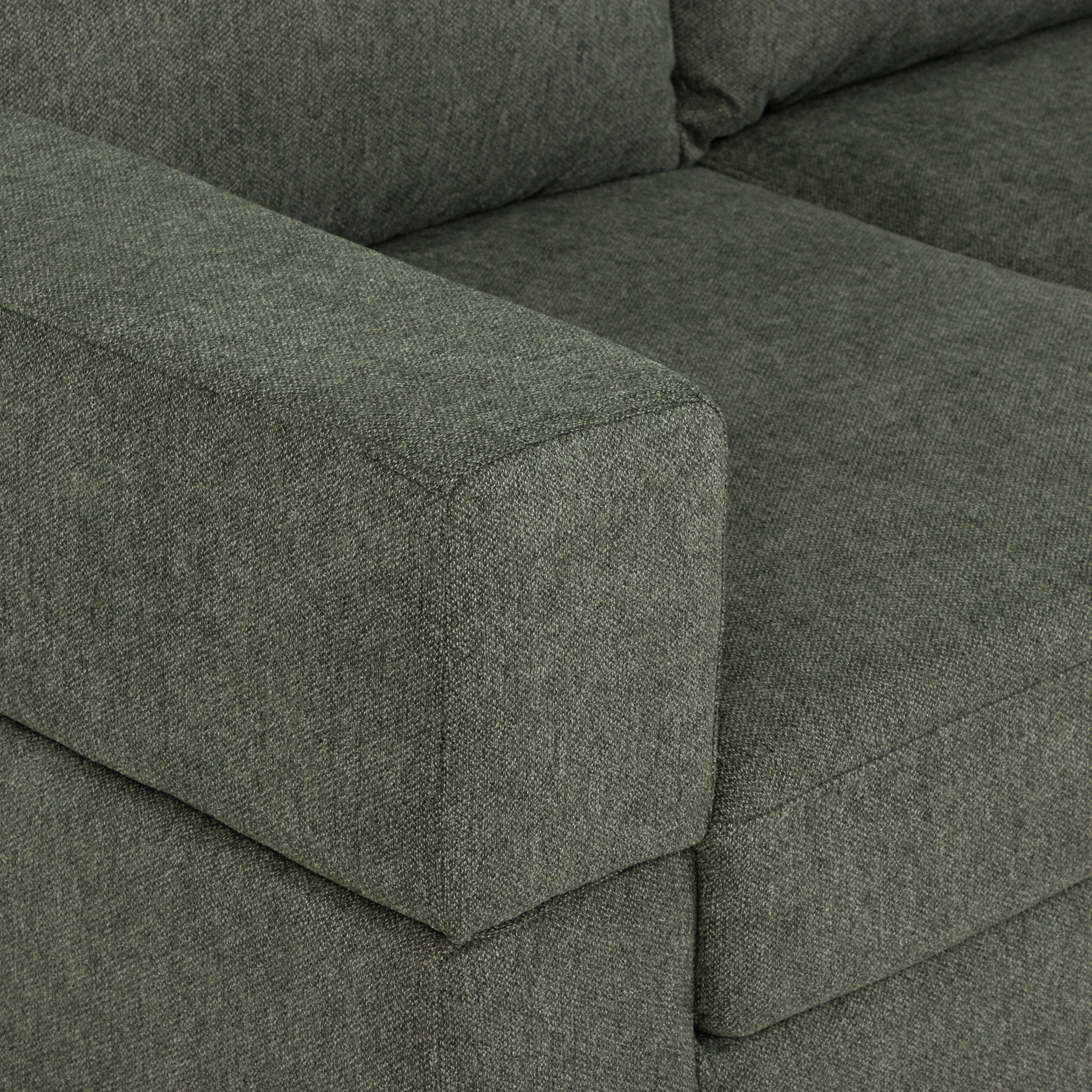 Chester Chaise Sofa, Green