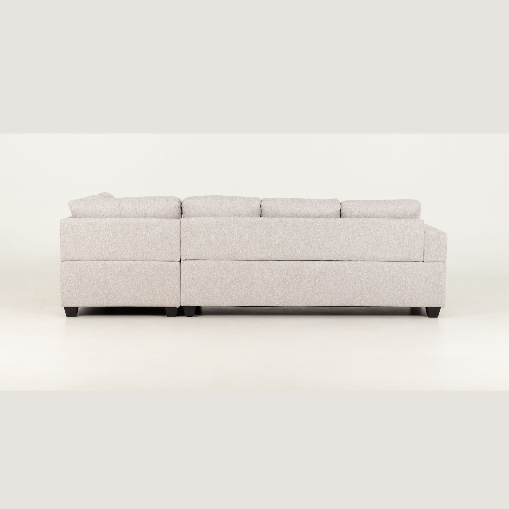 Chester Chaise Sofa, Light Grey