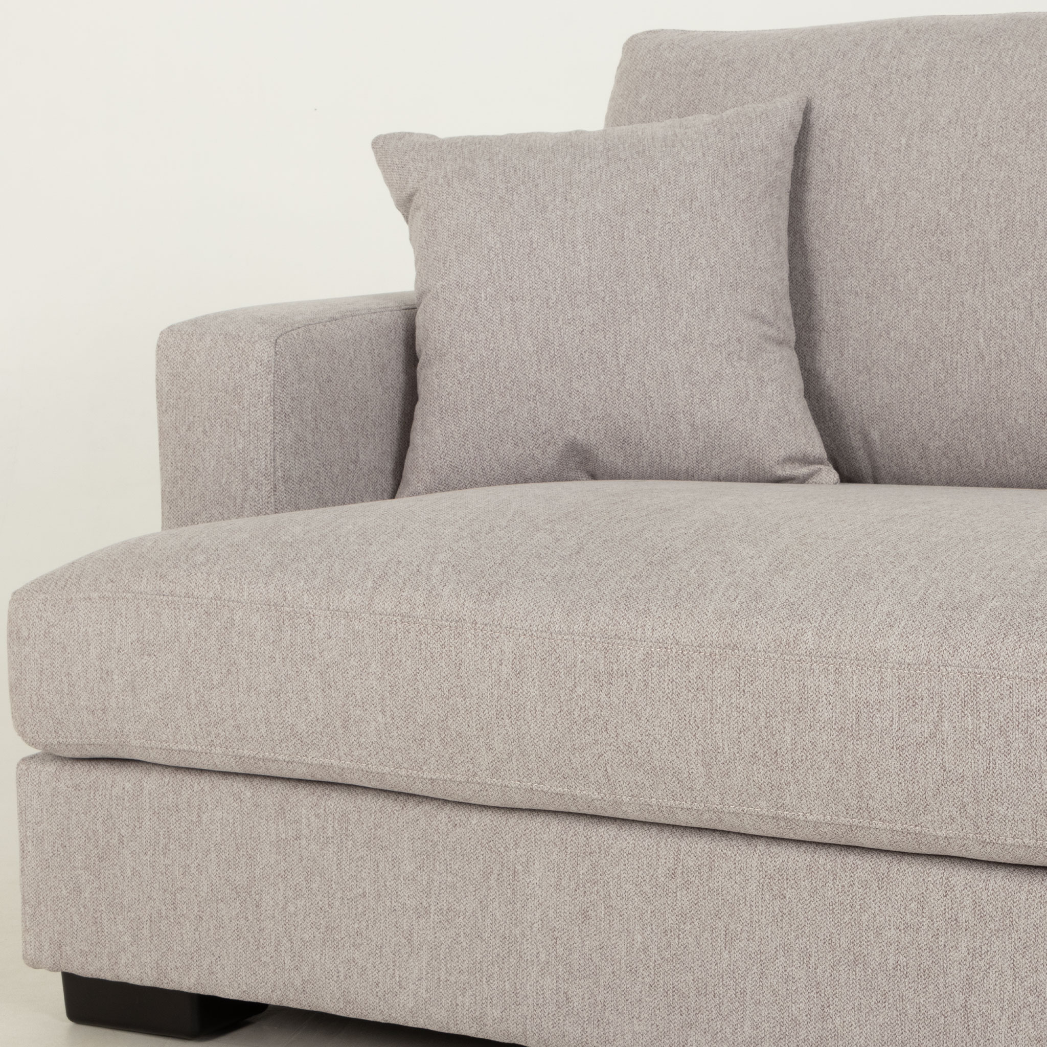 Milana 3 Seater Sofa, Light Grey