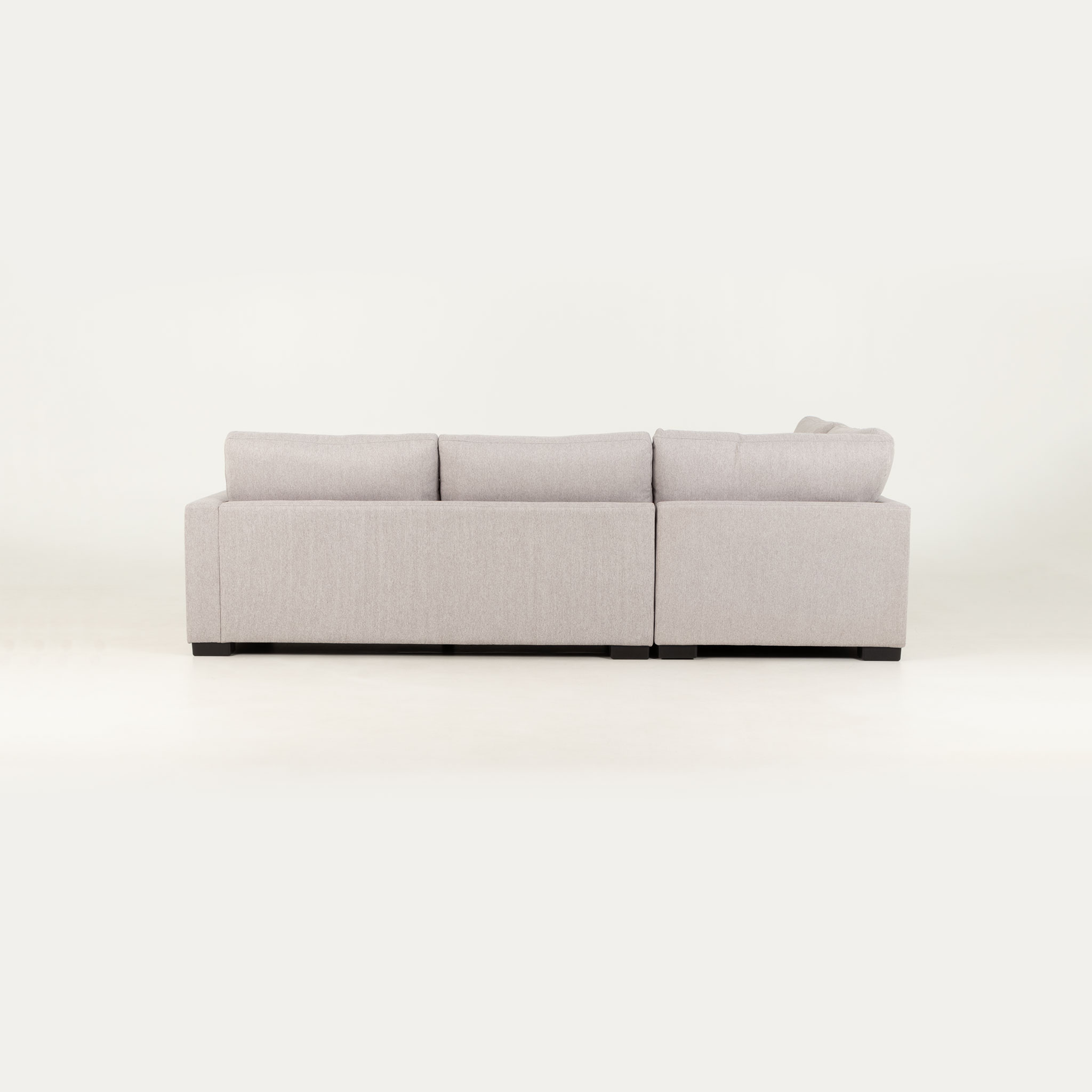 Milana 4 Seater Corner Chaise Left Hand Facing, Light Grey