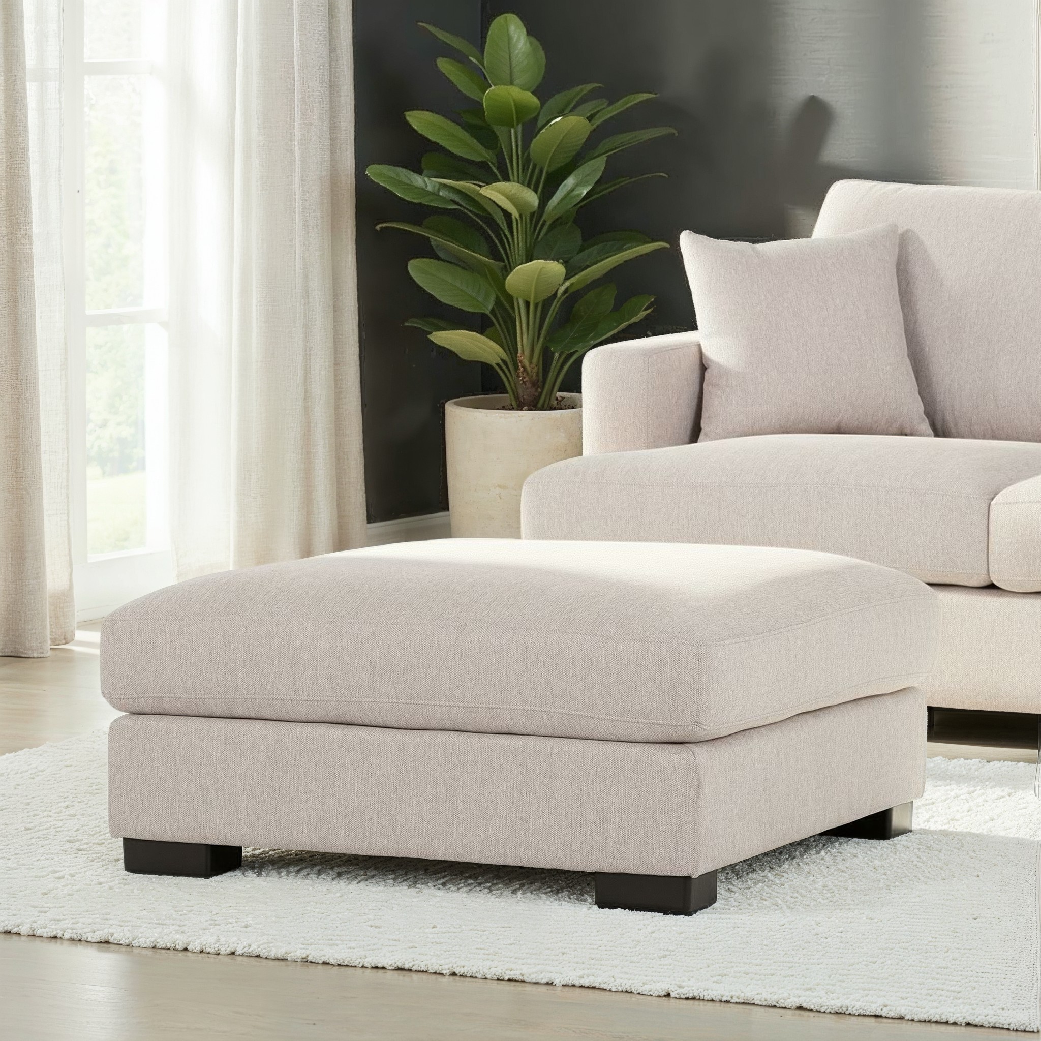 Milana Ottoman, Light Grey