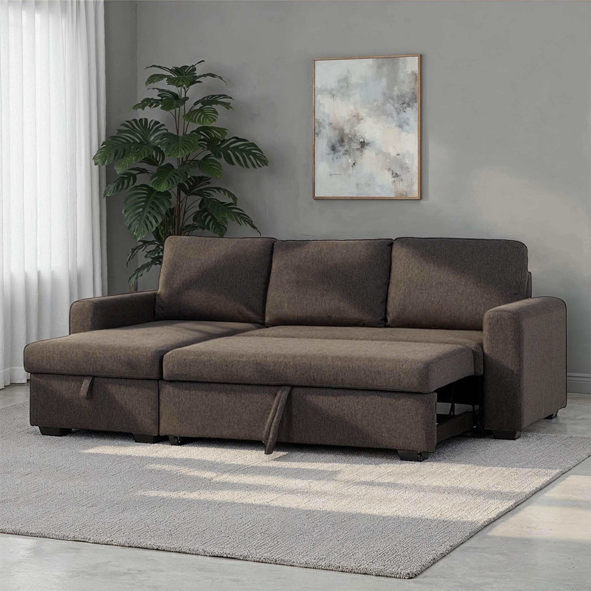 Taylor Sofabed, Charcoal