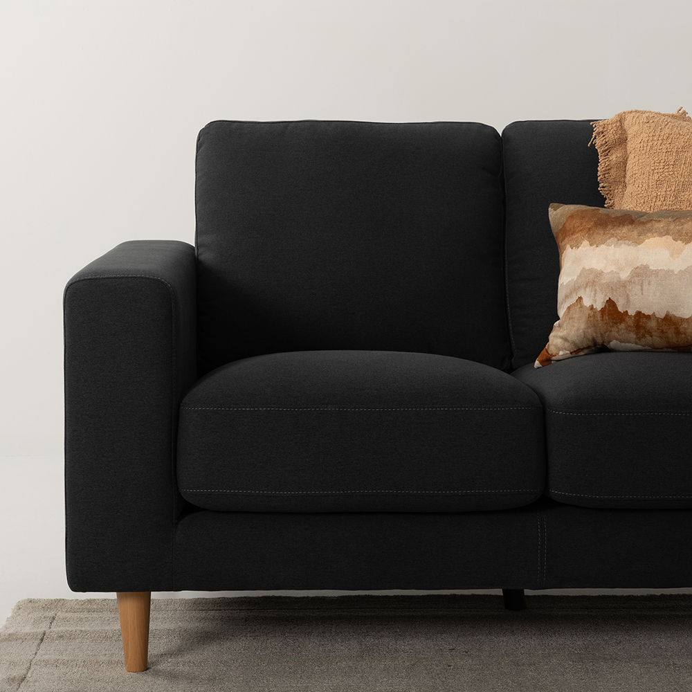 Marley 2 Seater Sofa, Dark Grey