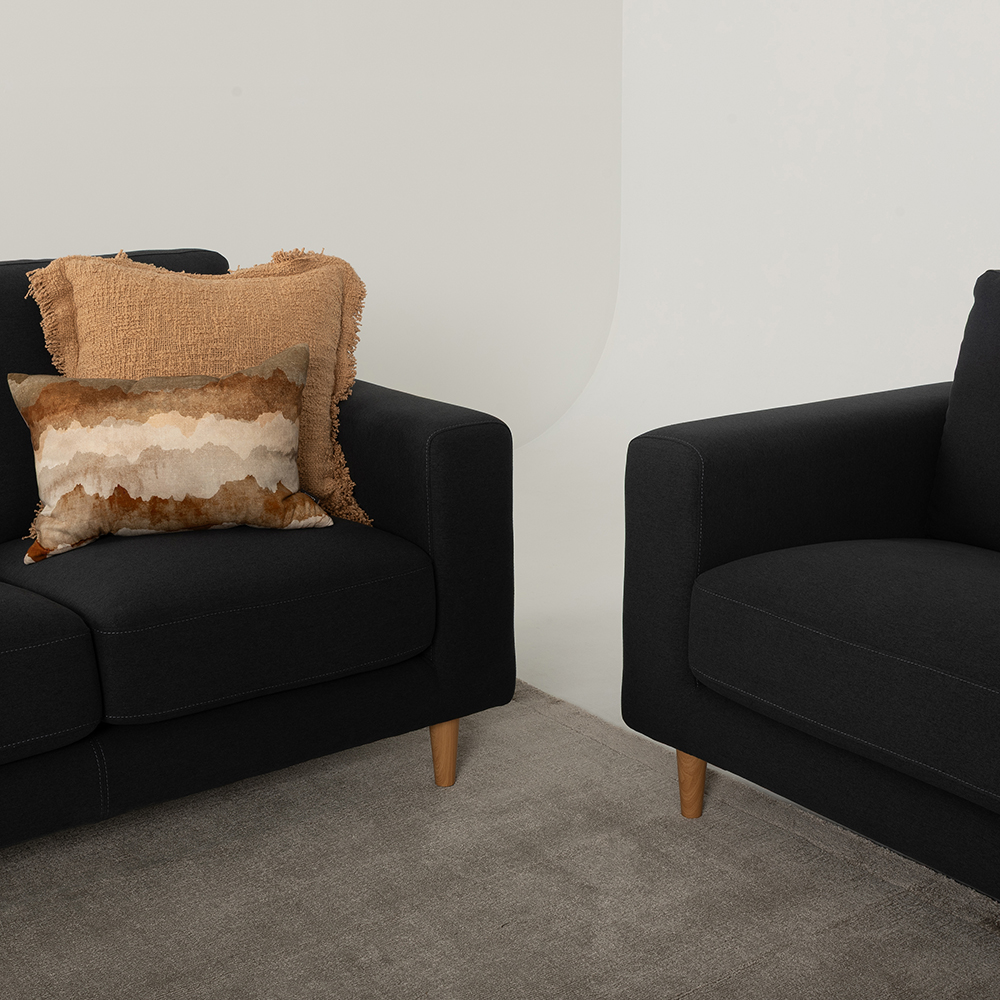 Marley 2 Seater Sofa, Dark Grey