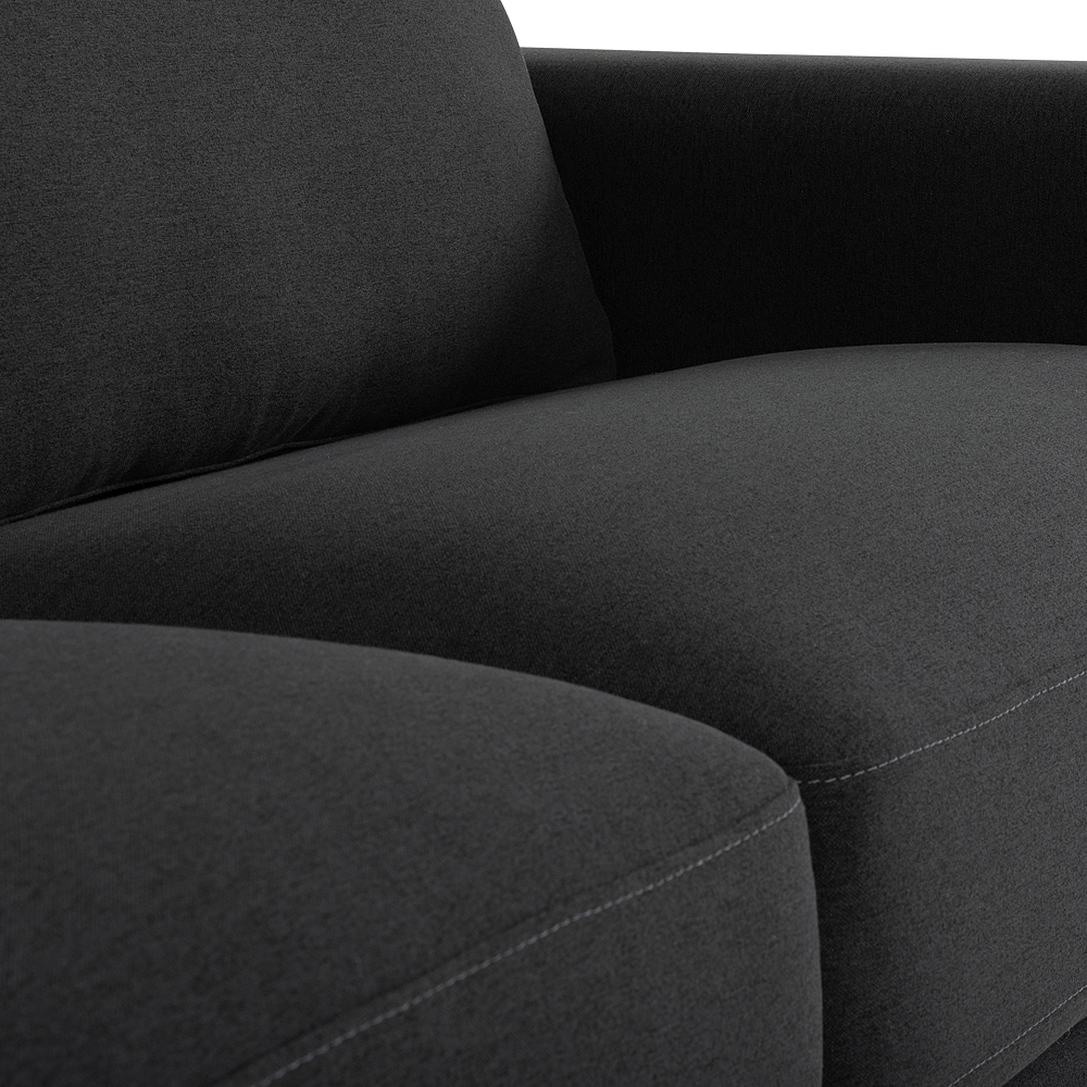 Marley 3 Seater Sofa, Dark Grey