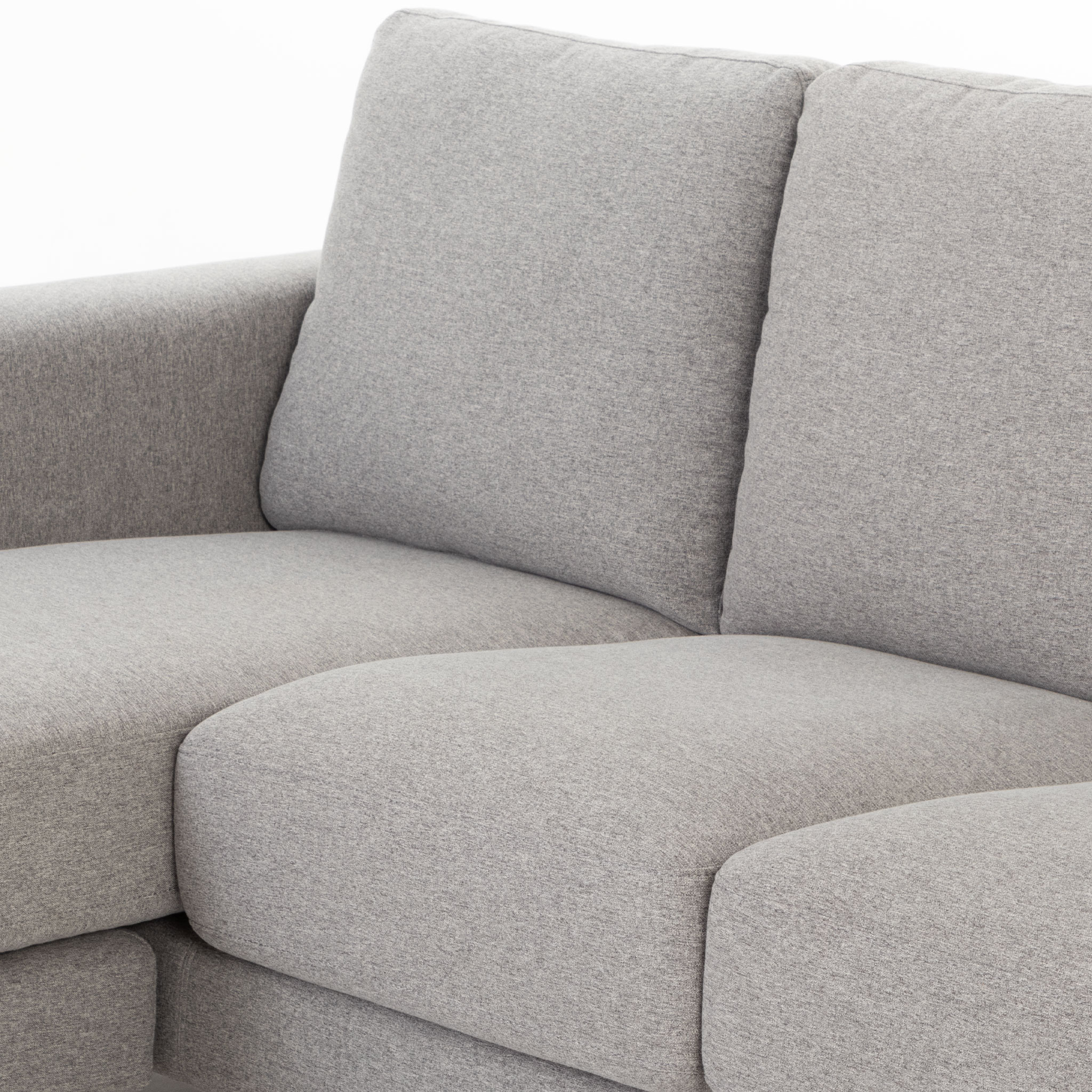 Marley Reversible Chaise Sofa, Light Grey
