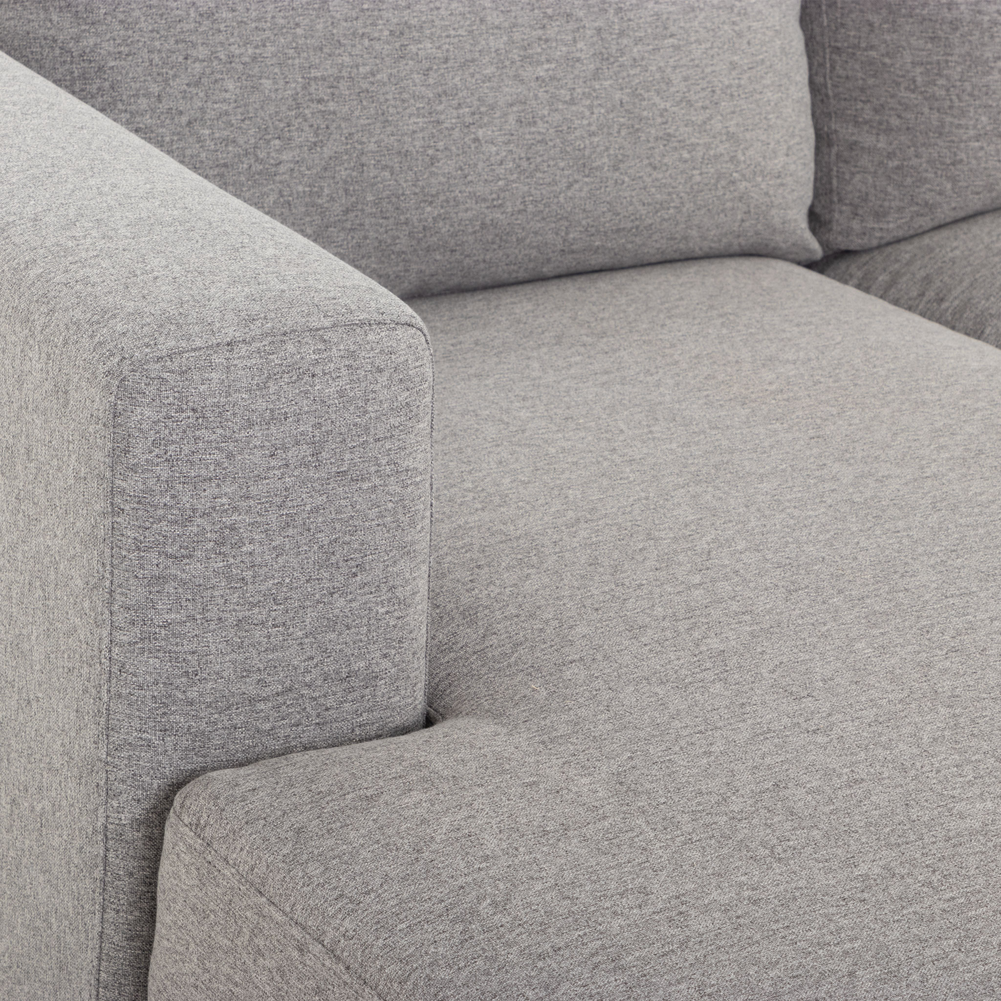 Marley Reversible Chaise Sofa, Light Grey
