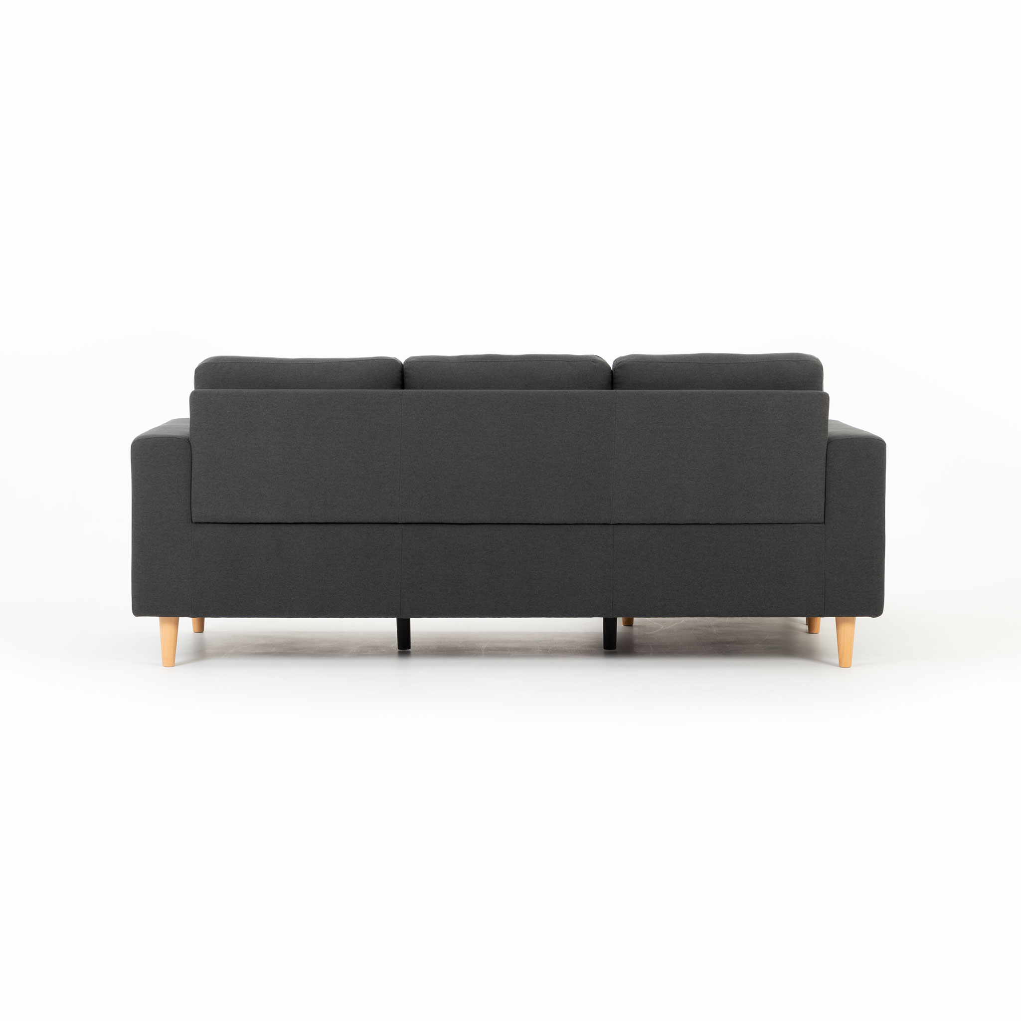 Marley Reversible Chaise Sofa, Dark Grey