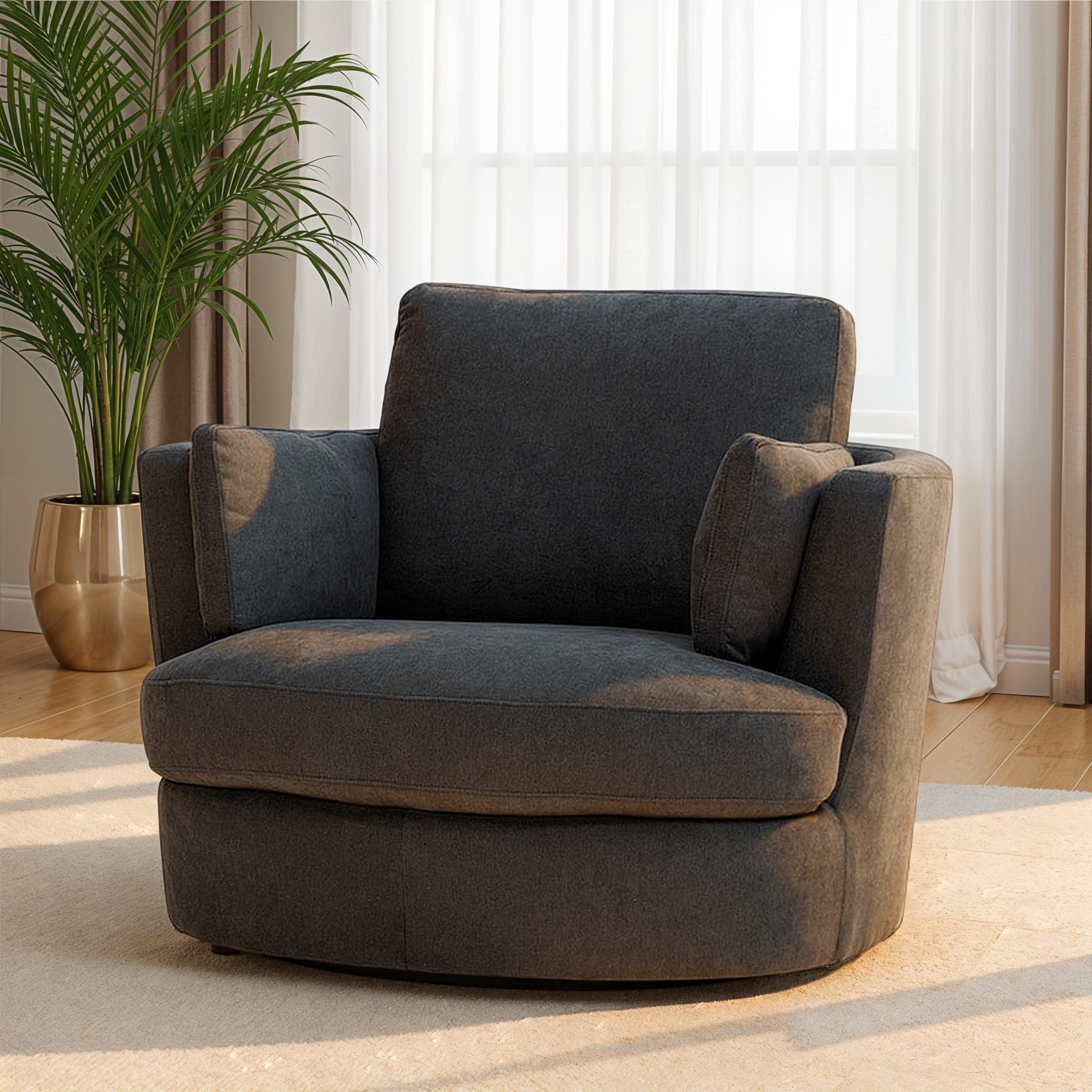 Macey Swivel Chair, River