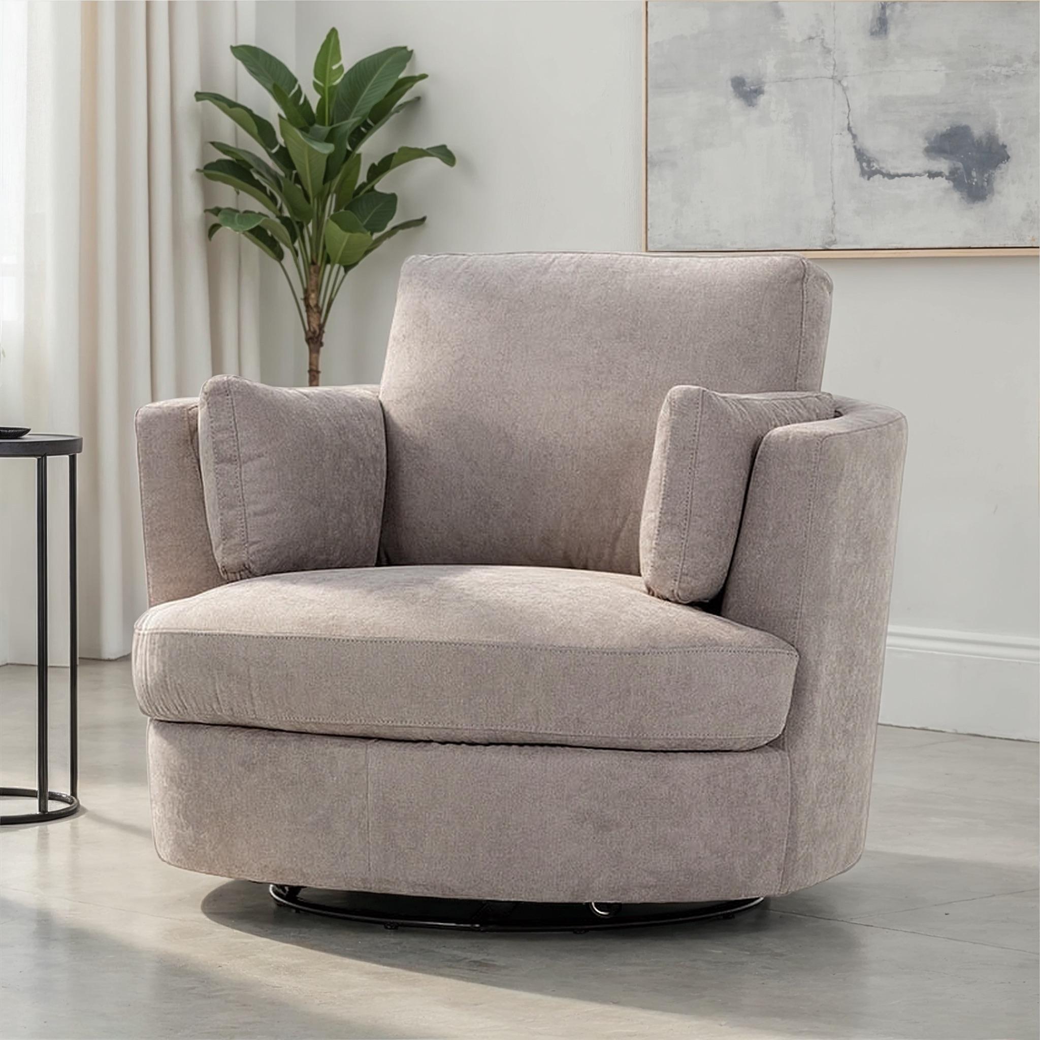 Macey Swivel Chair, Storm