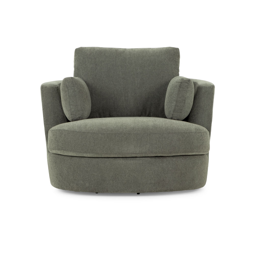 Grayson Swivel Chair, Green