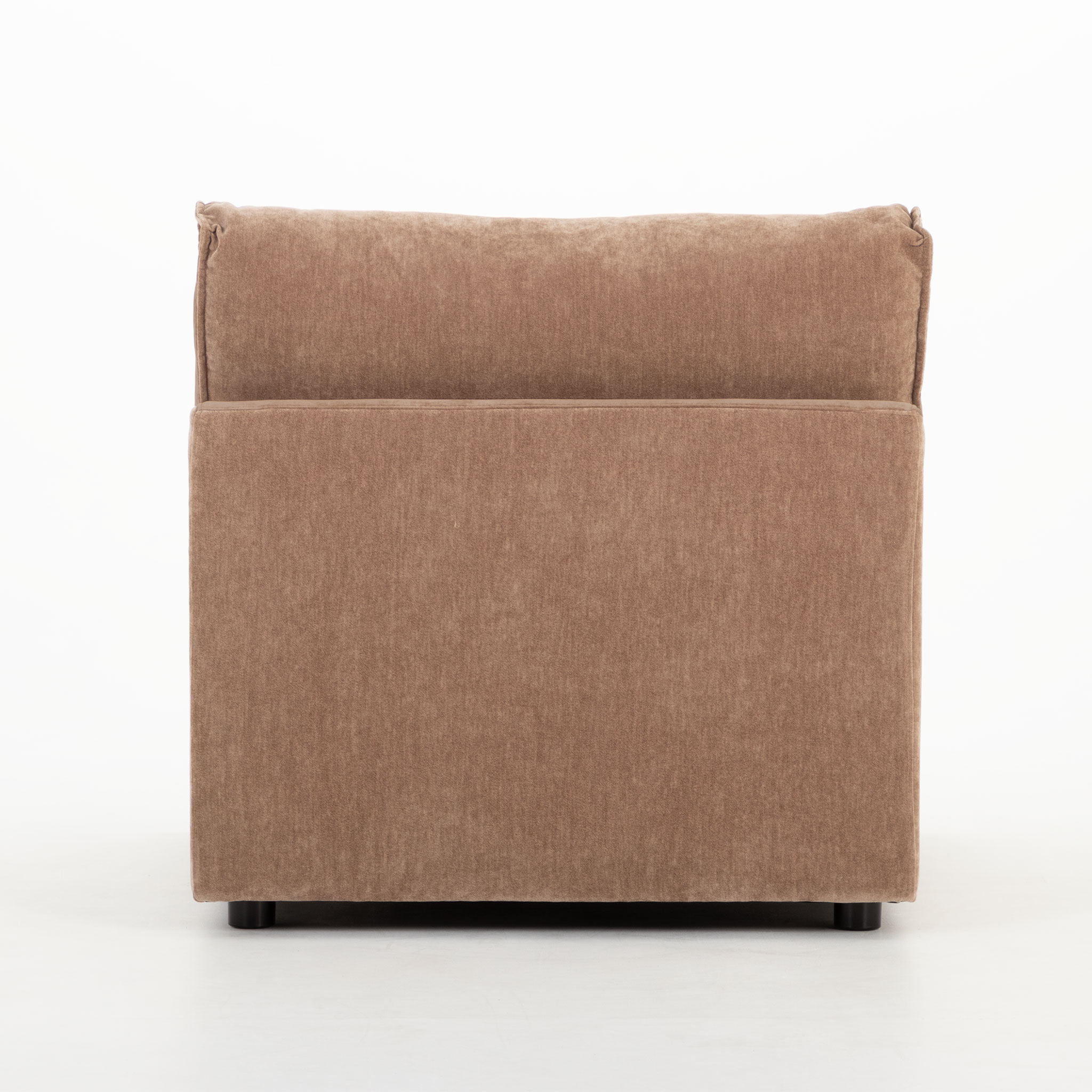 Kinsley Modular 1.5 Armless Seater Sofa, Brown