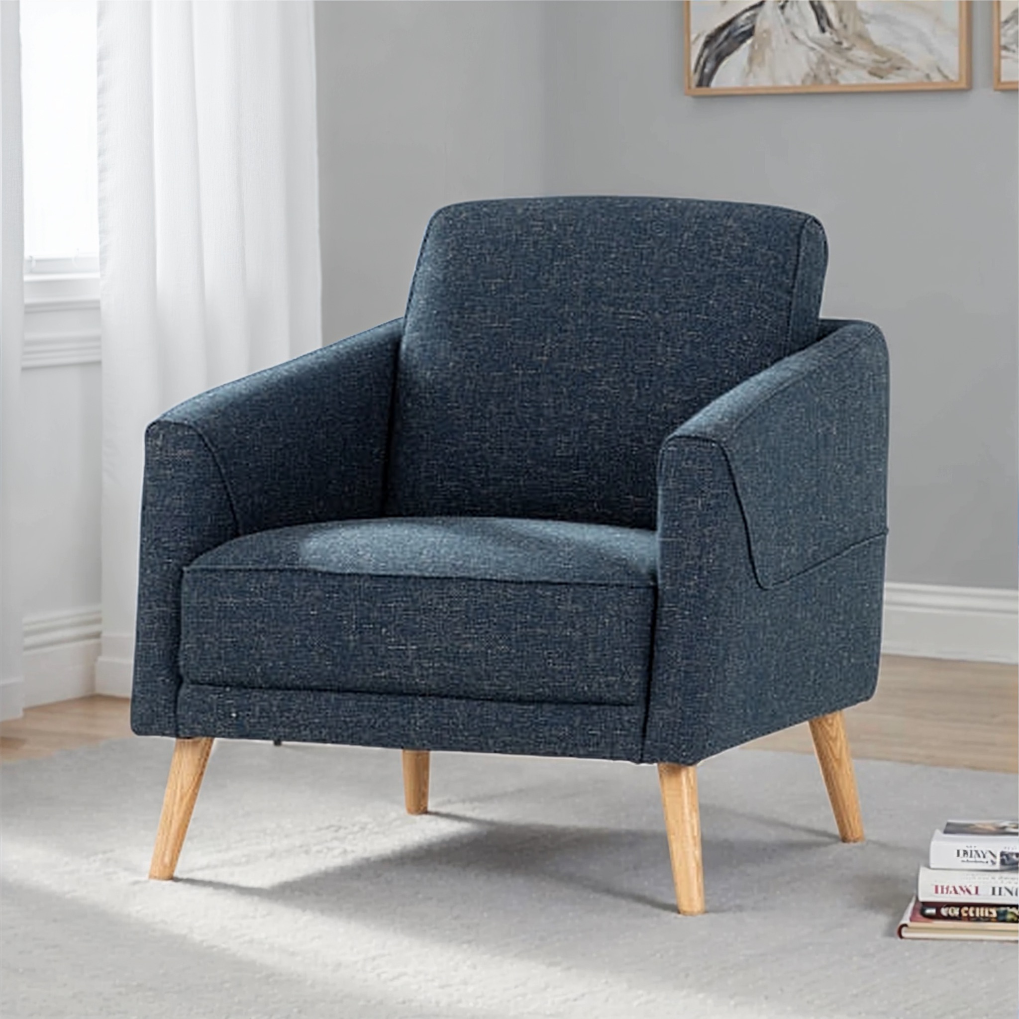 Keeton Armchair, Blue