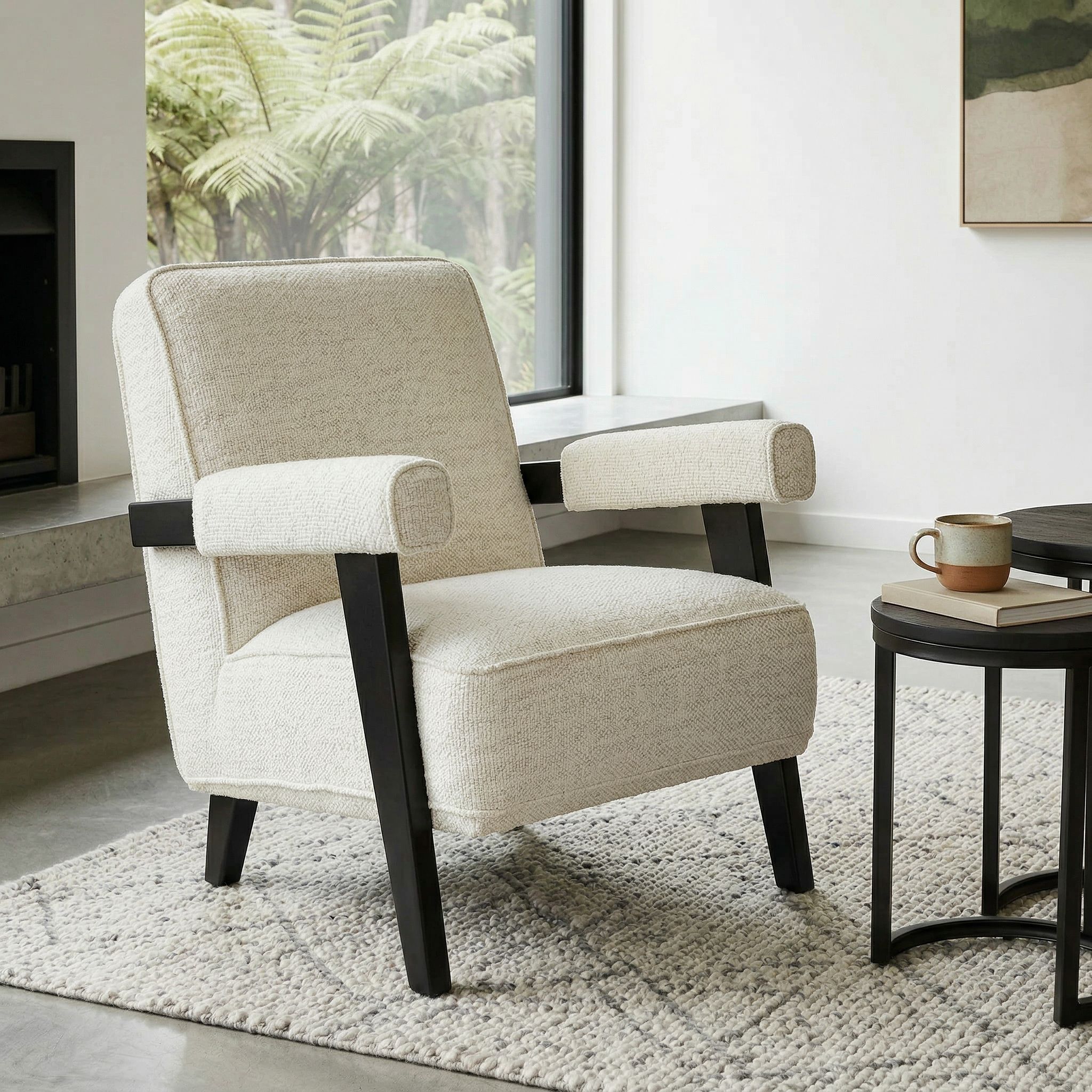 Oxford Armchair, Ivory