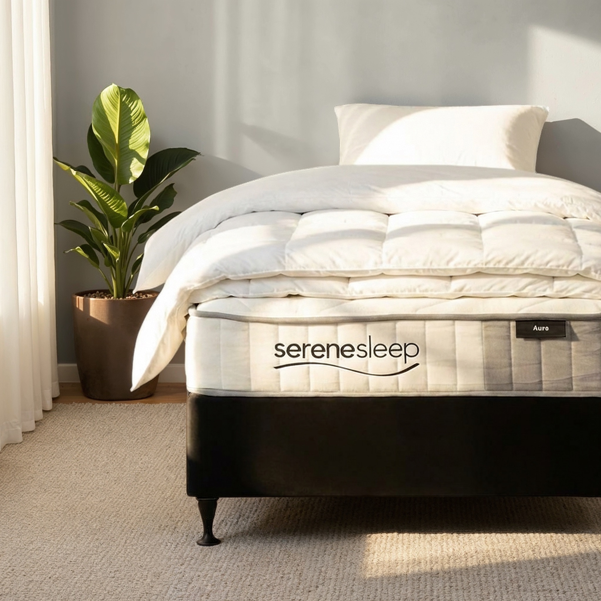 Aura King Single Mattress, Medium