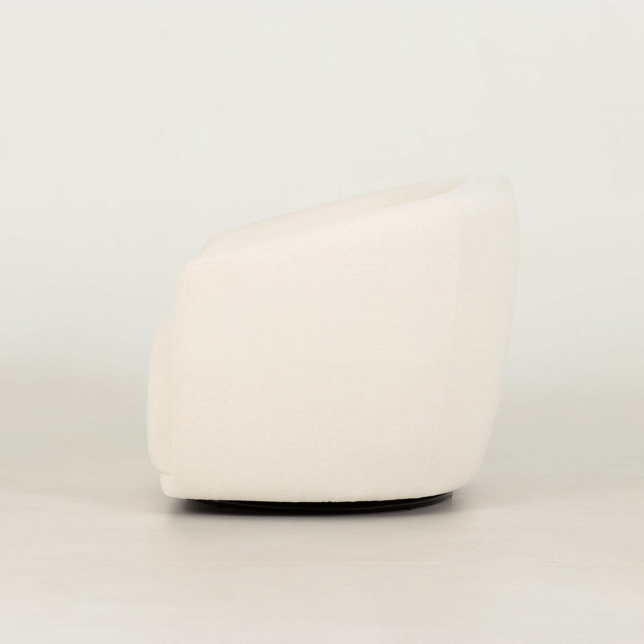 Janey Swivel Chair, Cream