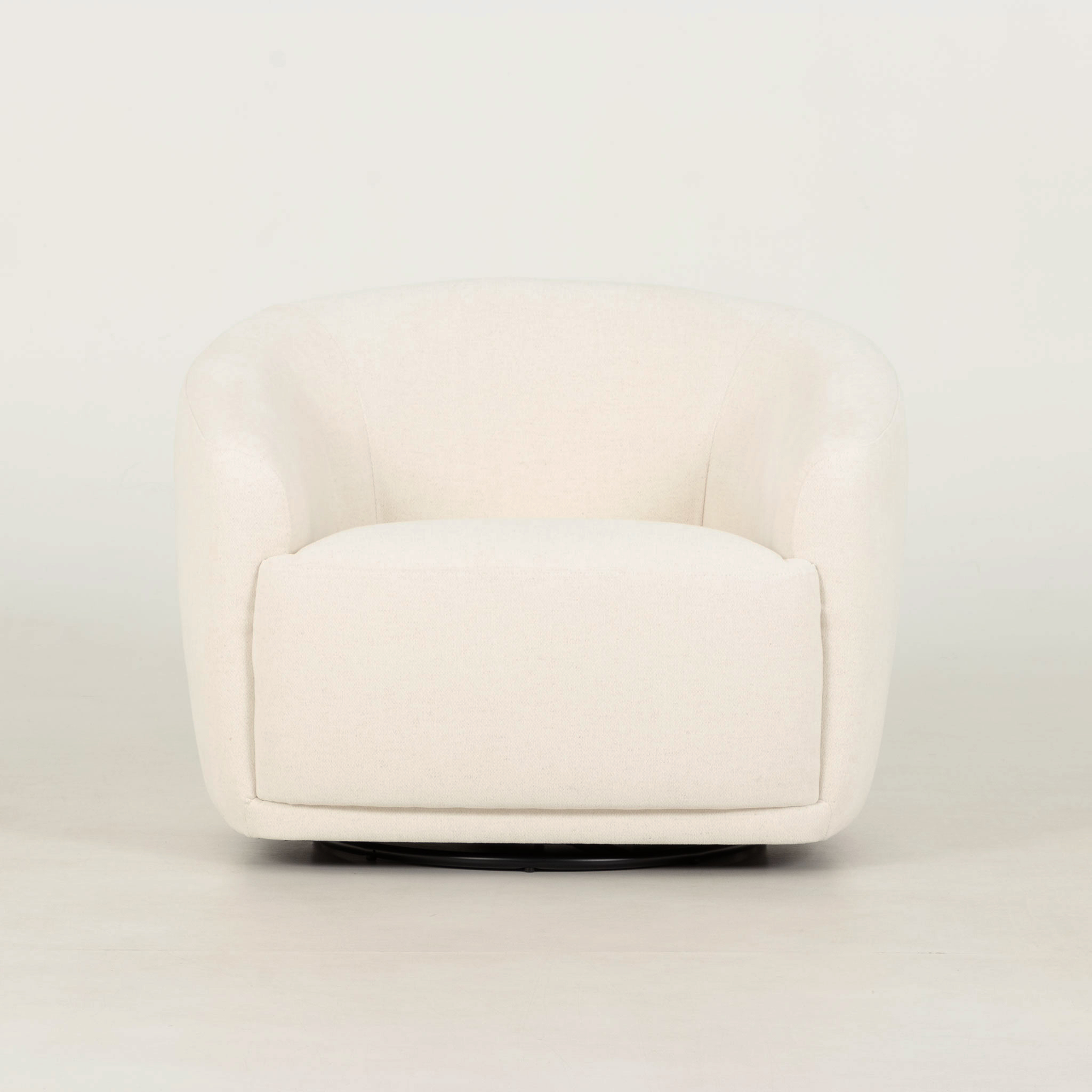 Janey Swivel Chair, Cream