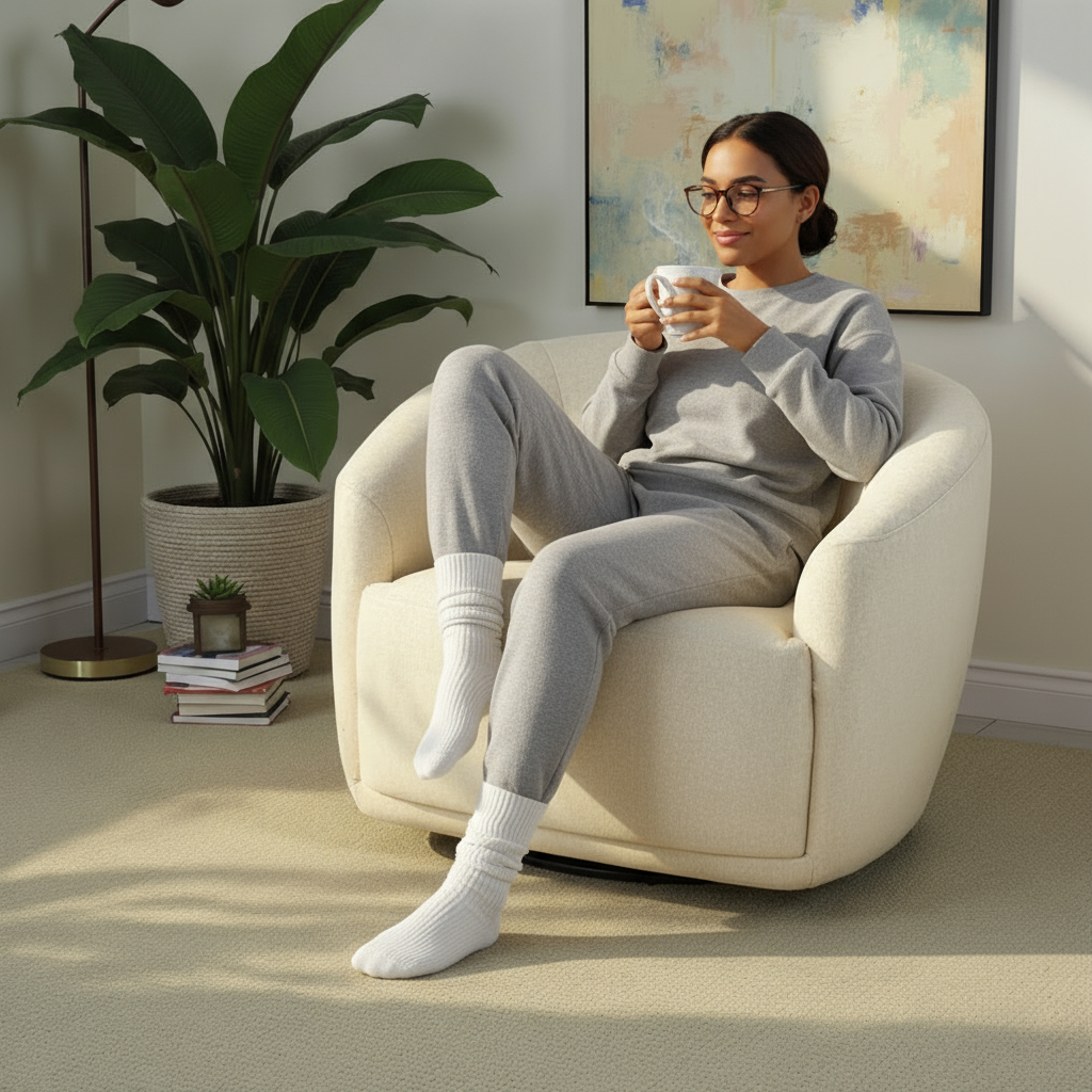 Janey Swivel Chair, Cream