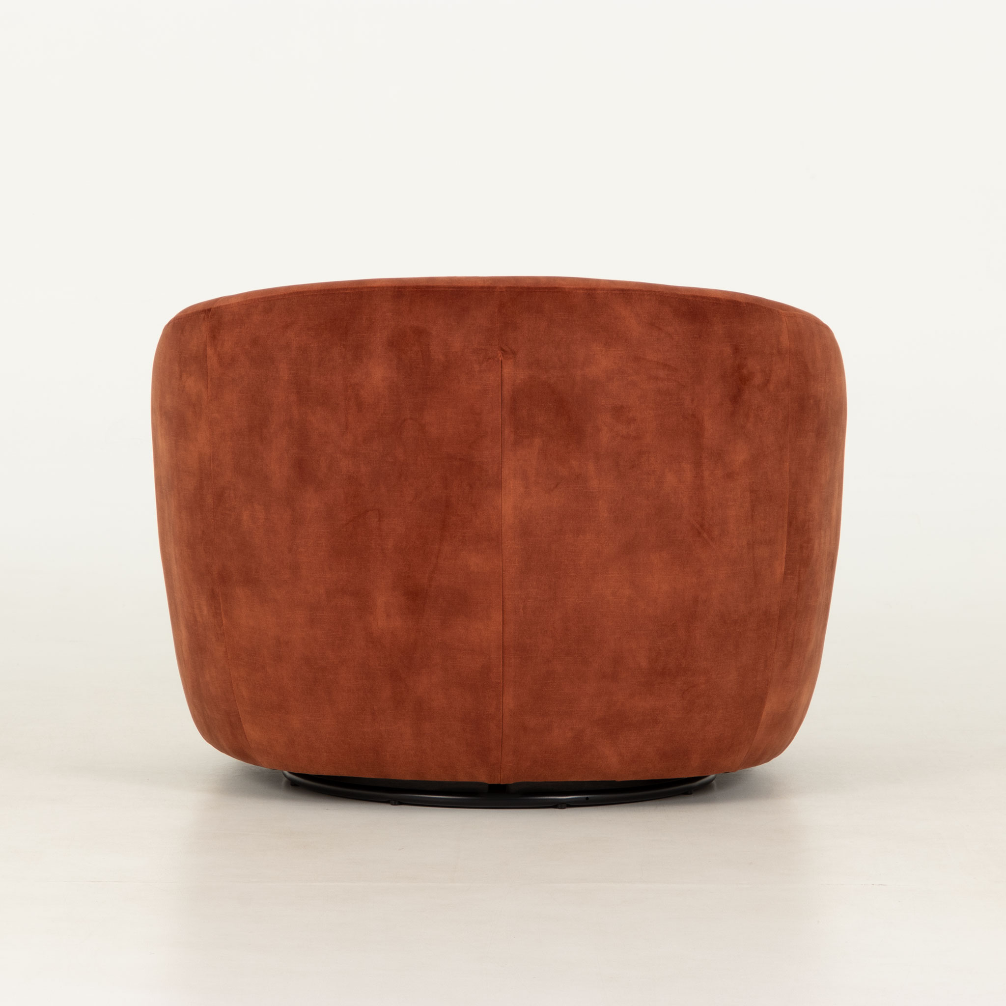 Janey Swivel Chair, Rust