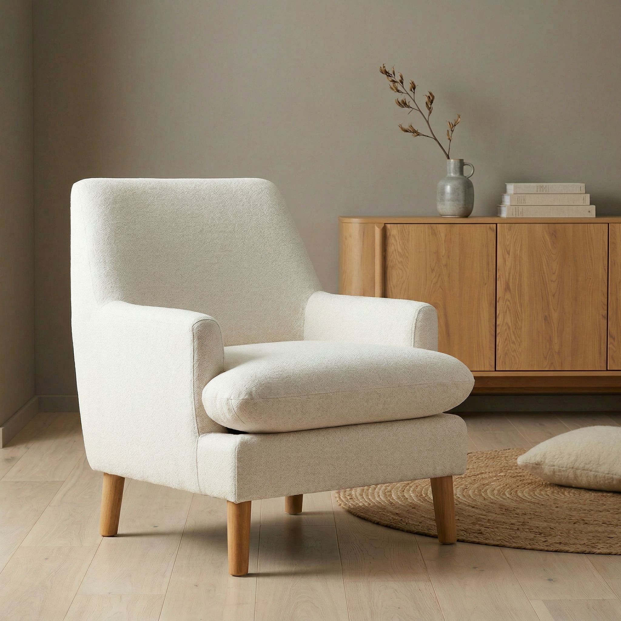 Andrea Armchair, Ivory