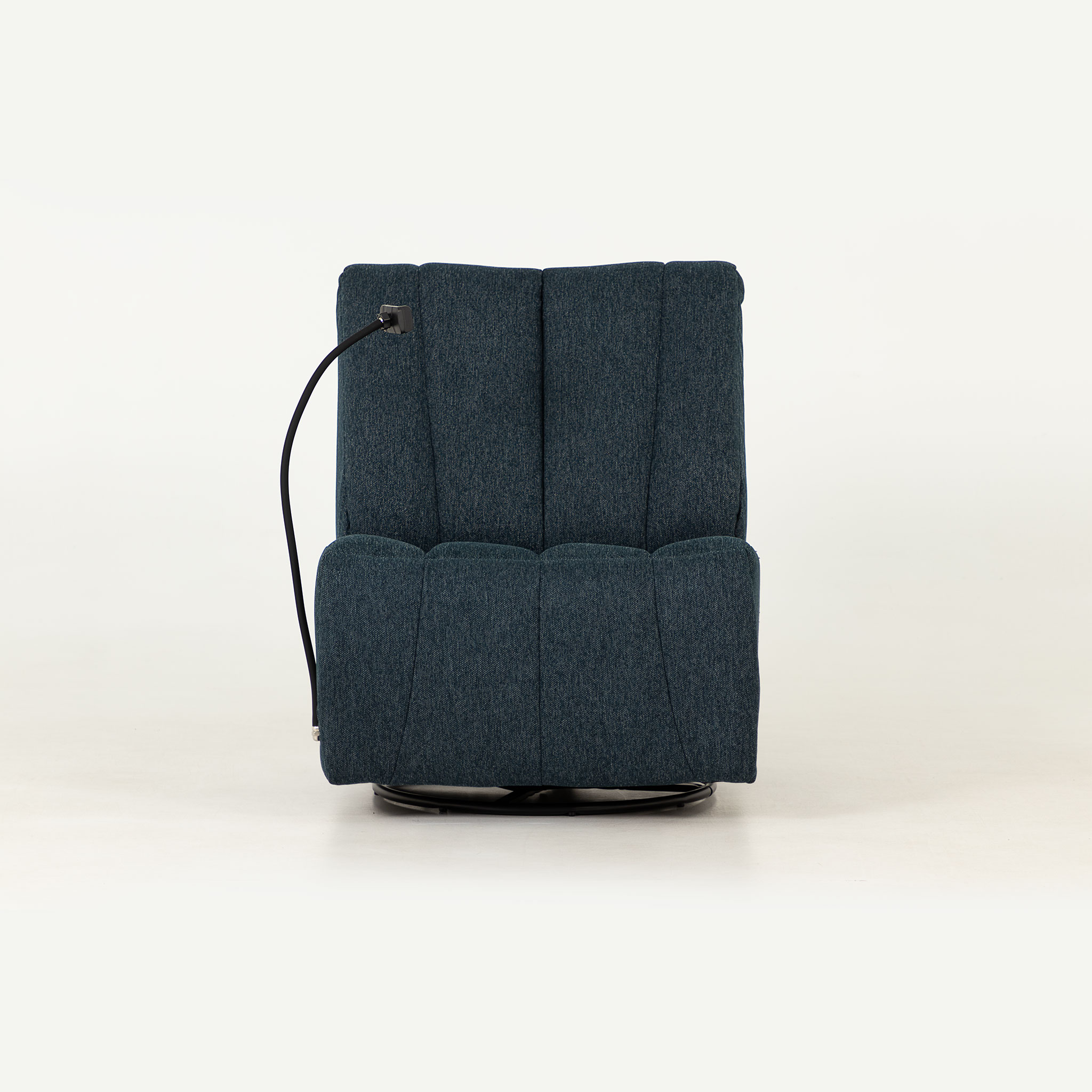 Hannah Swivel Recliner, Blue