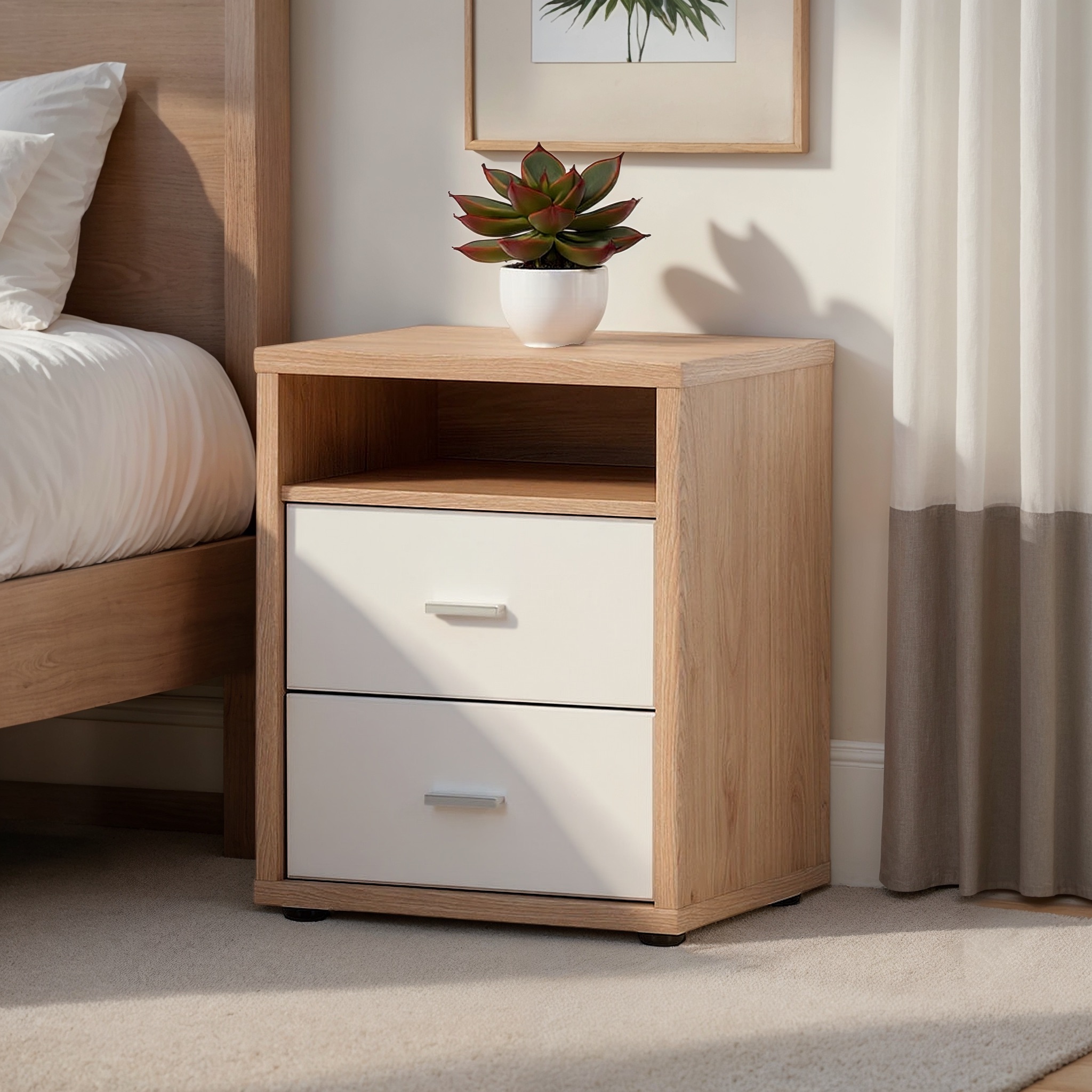 Alfie 2 Drawer Bedside