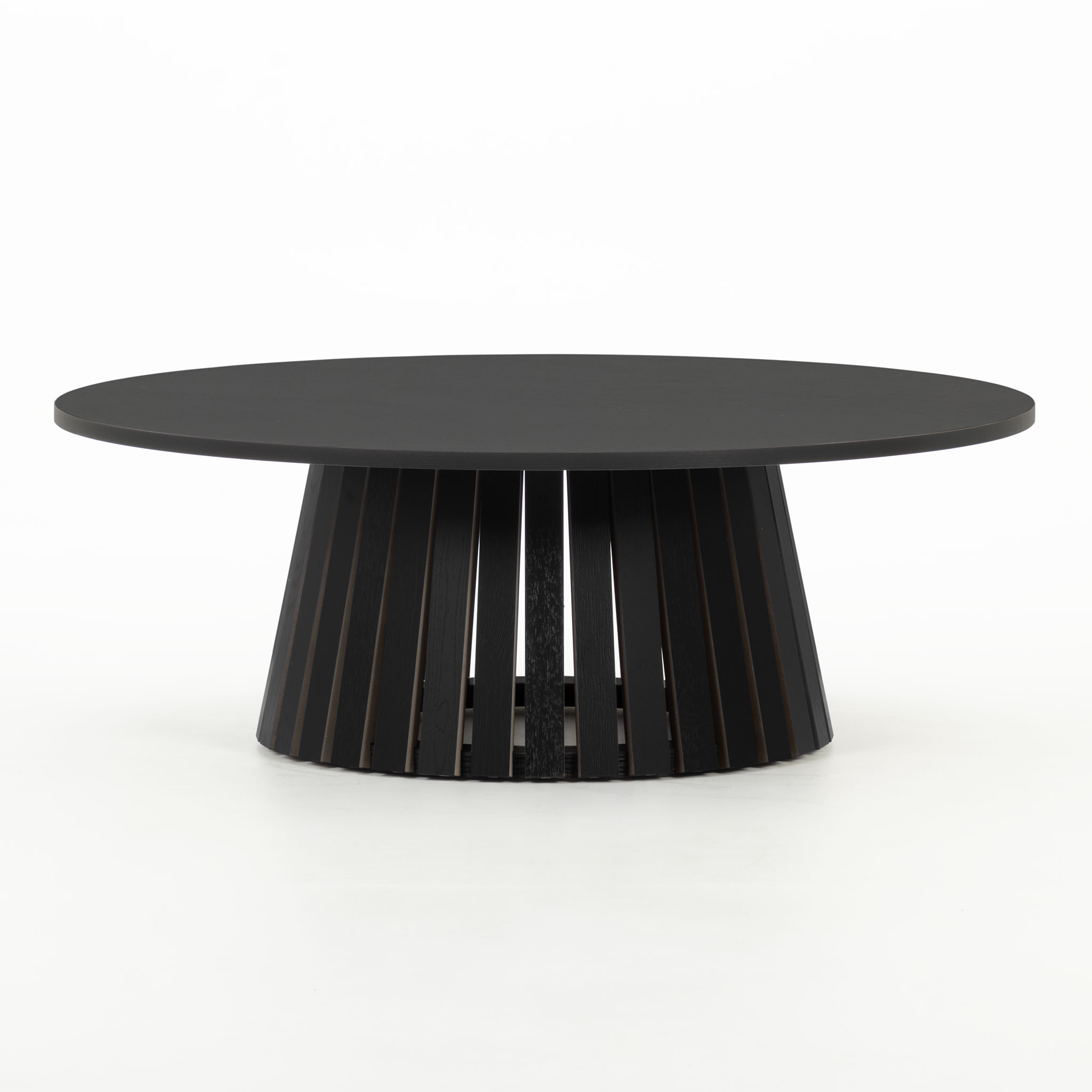 Ambrose Round Coffee Table KD, Black