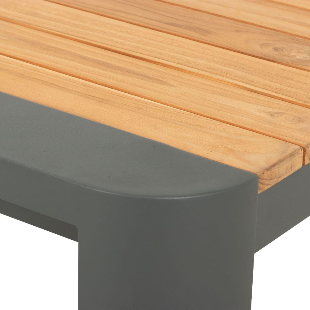 Antigua Outdoor Coffee Table - W80, Charcoal