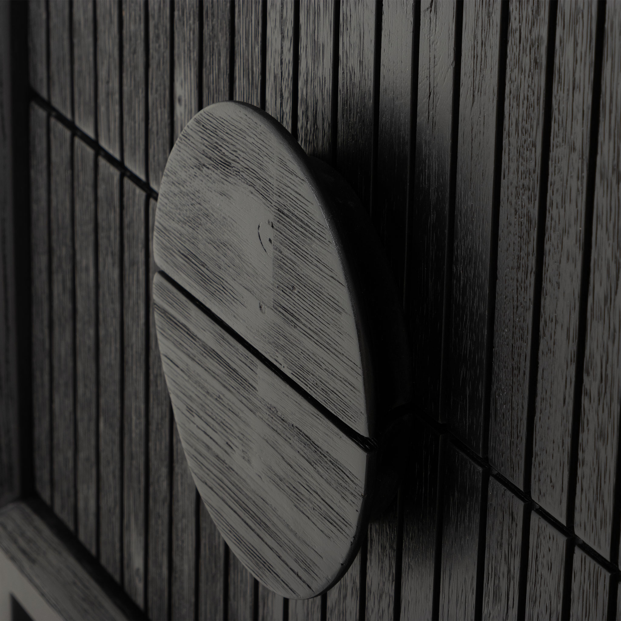 Anya 2 Drawer Bedside, Black