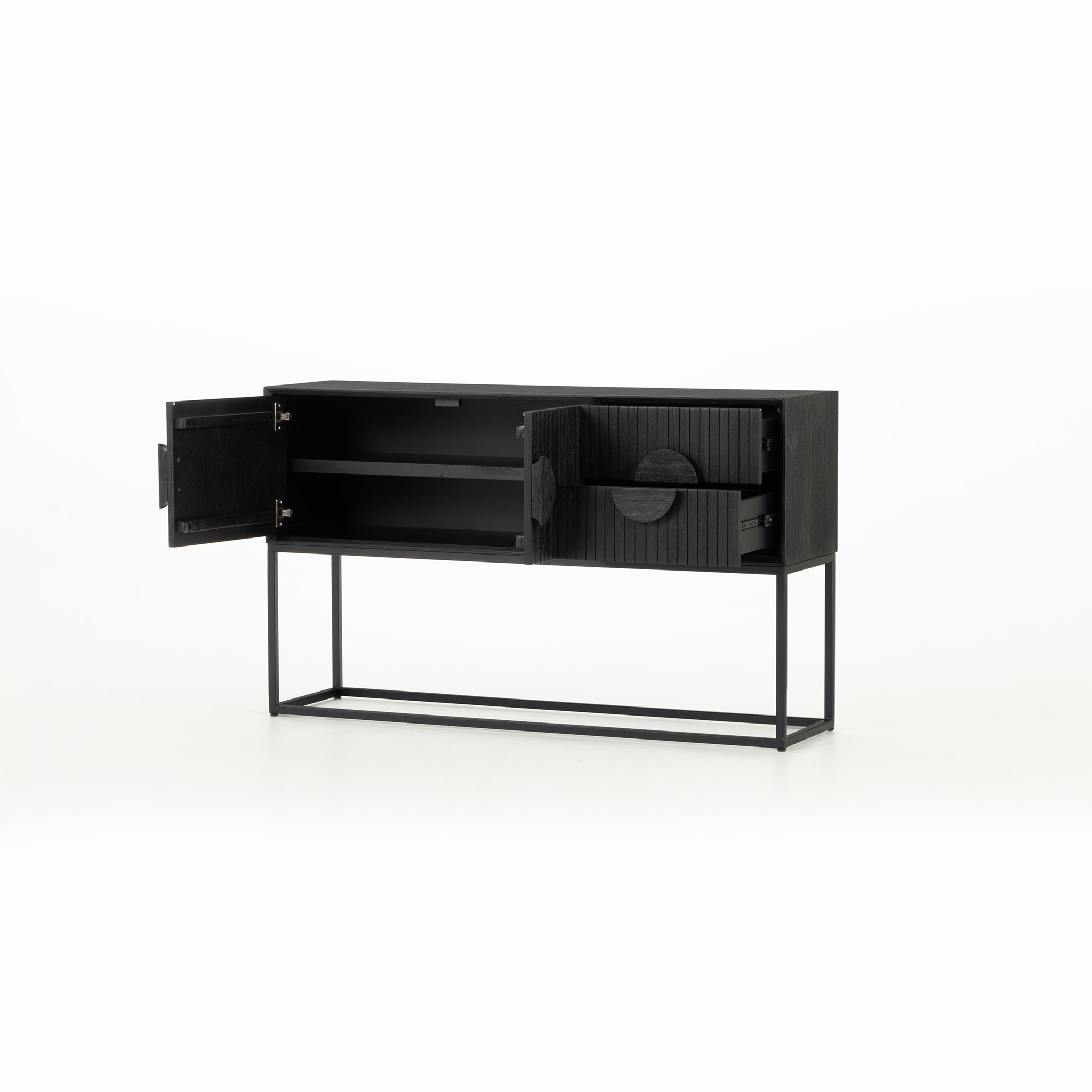Anya Console Table, Black
